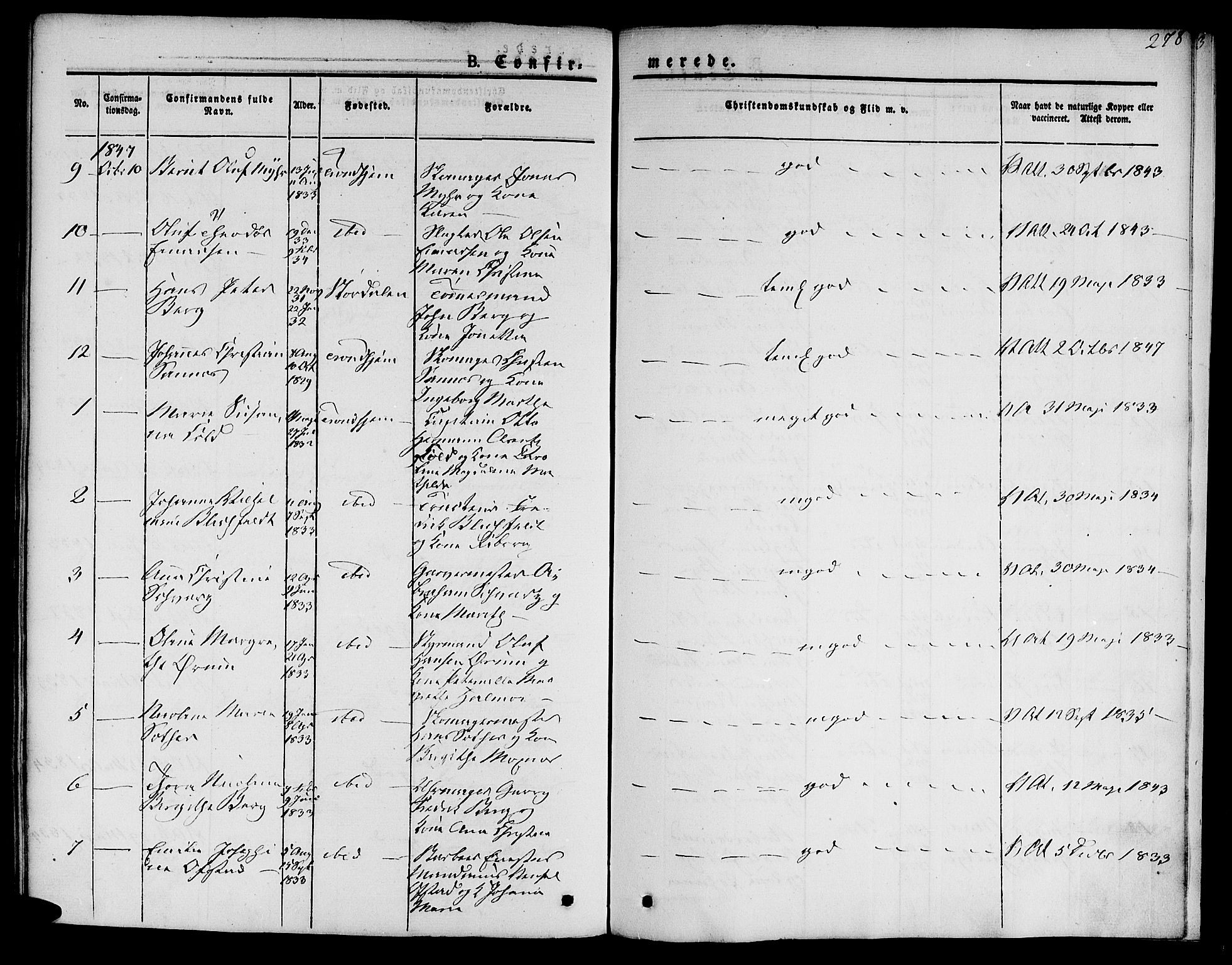 Ministerialprotokoller, klokkerbøker og fødselsregistre - Sør-Trøndelag, AV/SAT-A-1456/601/L0048: Ministerialbok nr. 601A16, 1840-1847, s. 278