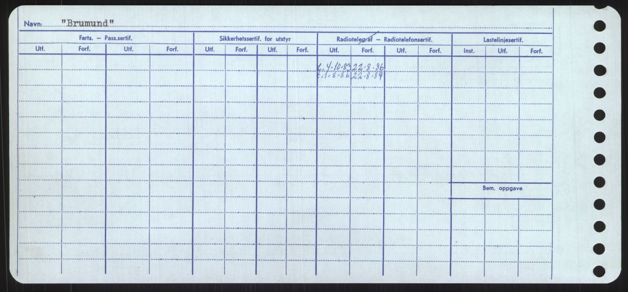 Sjøfartsdirektoratet med forløpere, Skipsmålingen, RA/S-1627/H/Ha/L0001/0002: Fartøy, A-Eig / Fartøy Bjør-Eig, s. 340