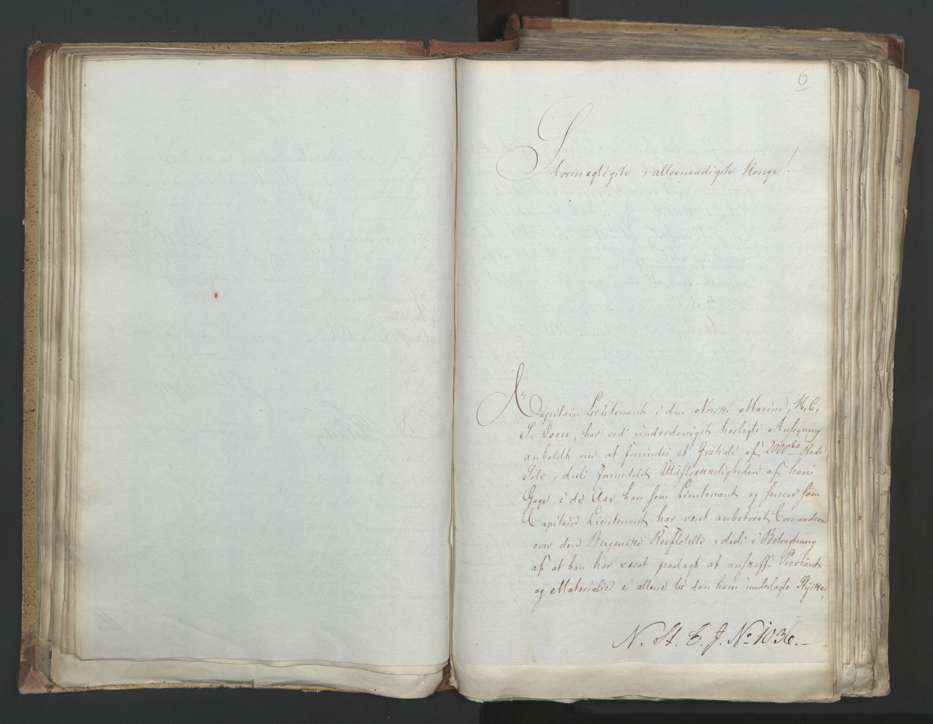 Statsrådsavdelingen i Stockholm, AV/RA-S-1003/D/Da/L0005: Regjeringsinnstillinger nr. 1000-1246, 1816, s. 77