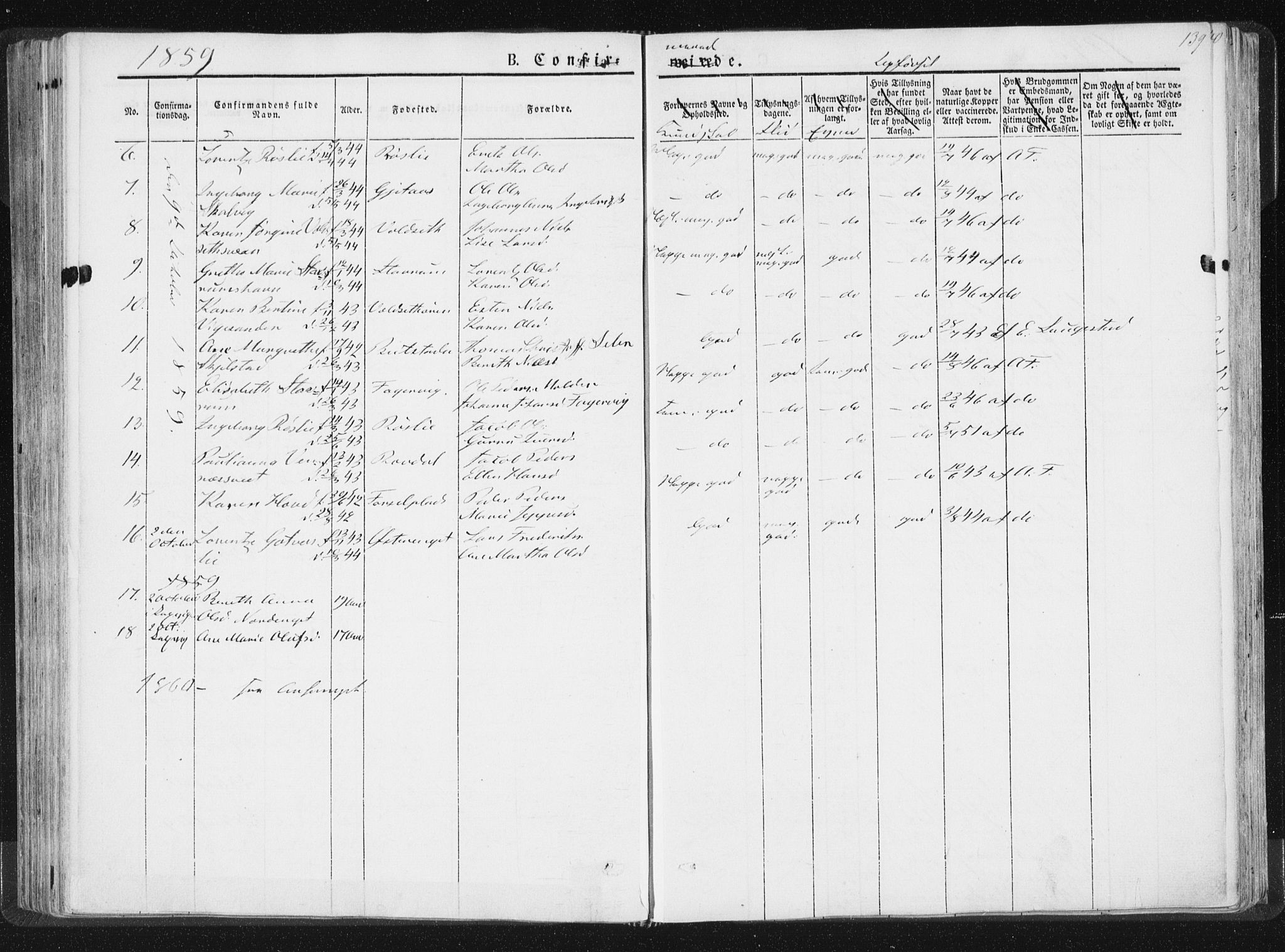 Ministerialprotokoller, klokkerbøker og fødselsregistre - Nord-Trøndelag, SAT/A-1458/744/L0418: Ministerialbok nr. 744A02, 1843-1866, s. 139