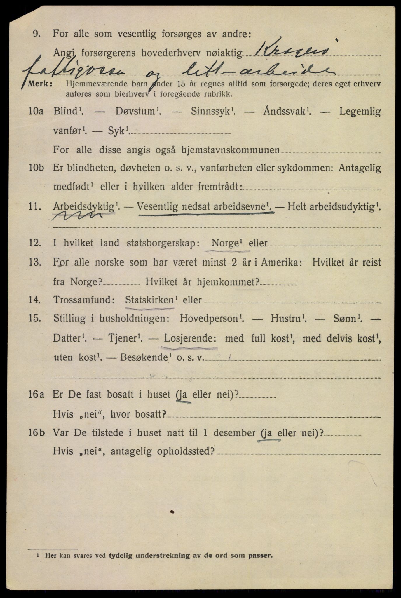 SAKO, Folketelling 1920 for 0801 Kragerø kjøpstad, 1920, s. 5794