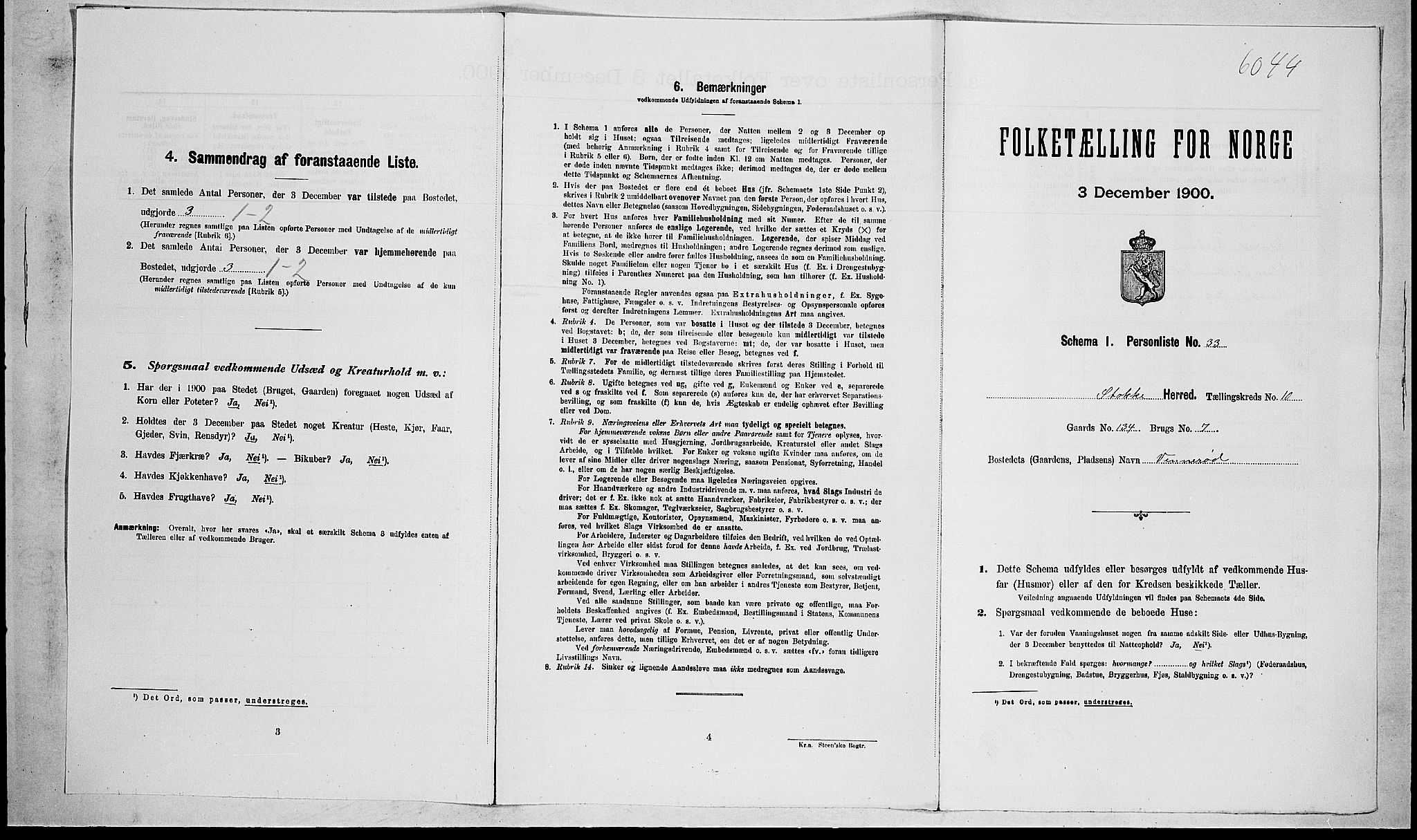 RA, Folketelling 1900 for 0720 Stokke herred, 1900, s. 1658