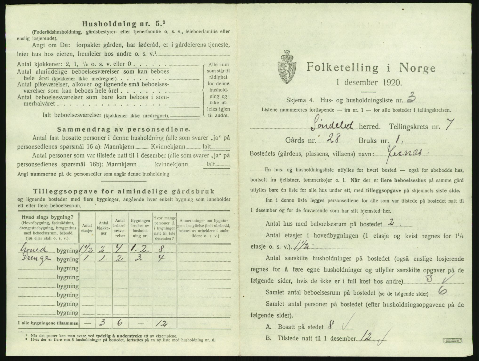 SAK, Folketelling 1920 for 0913 Søndeled herred, 1920, s. 621