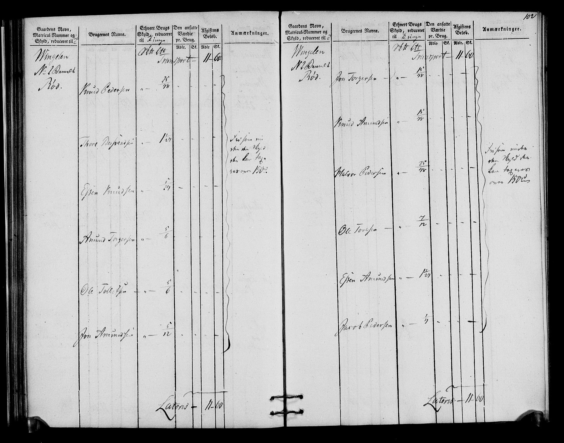 Rentekammeret inntil 1814, Realistisk ordnet avdeling, AV/RA-EA-4070/N/Ne/Nea/L0030: Østerdal fogderi. Oppebørselsregister, 1803-1804, s. 105