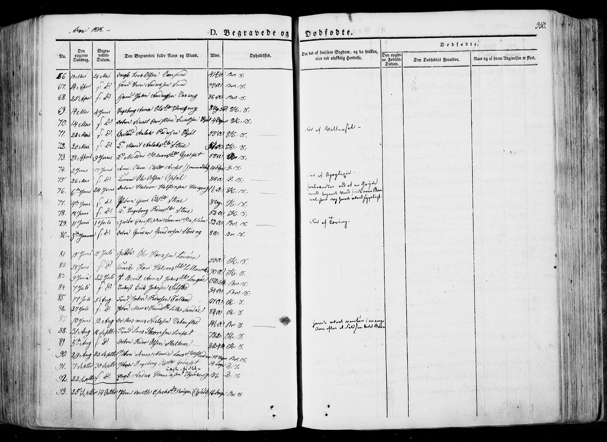 Ministerialprotokoller, klokkerbøker og fødselsregistre - Møre og Romsdal, SAT/A-1454/568/L0803: Ministerialbok nr. 568A10, 1830-1853, s. 350