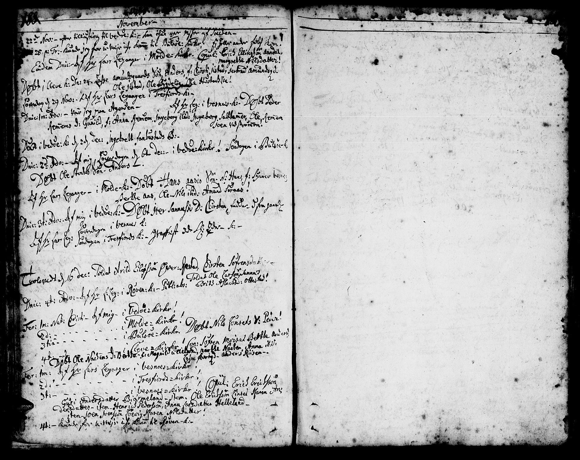 Ministerialprotokoller, klokkerbøker og fødselsregistre - Møre og Romsdal, AV/SAT-A-1454/547/L0599: Ministerialbok nr. 547A01, 1721-1764, s. 190-191