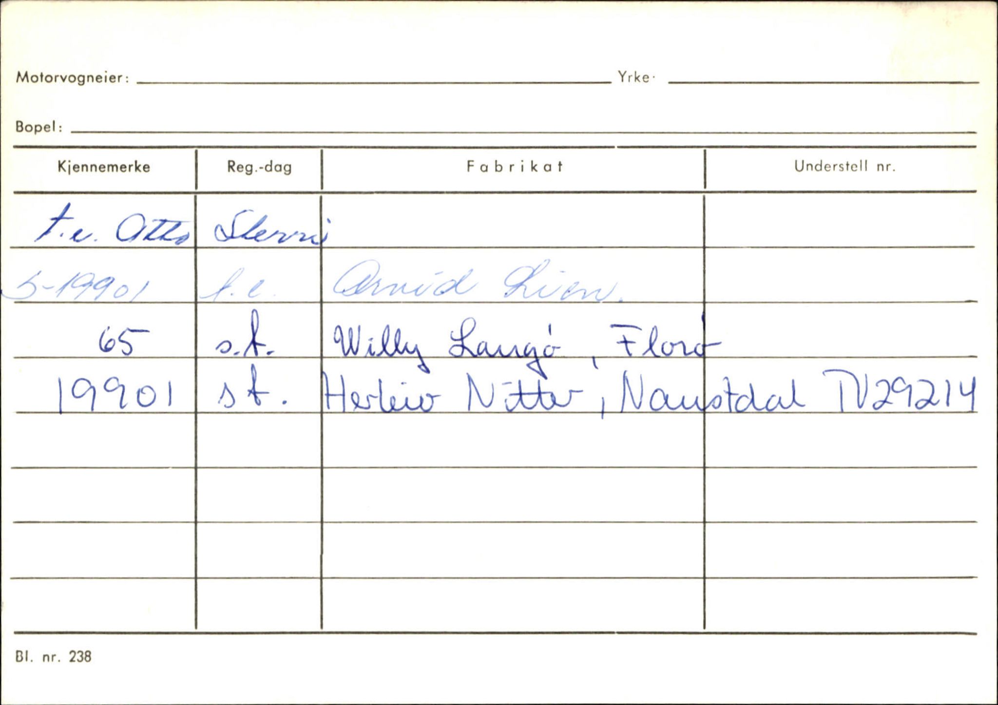 Statens vegvesen, Sogn og Fjordane vegkontor, AV/SAB-A-5301/4/F/L0130: Eigarregister Eid T-Å. Høyanger A-O, 1945-1975, s. 1743