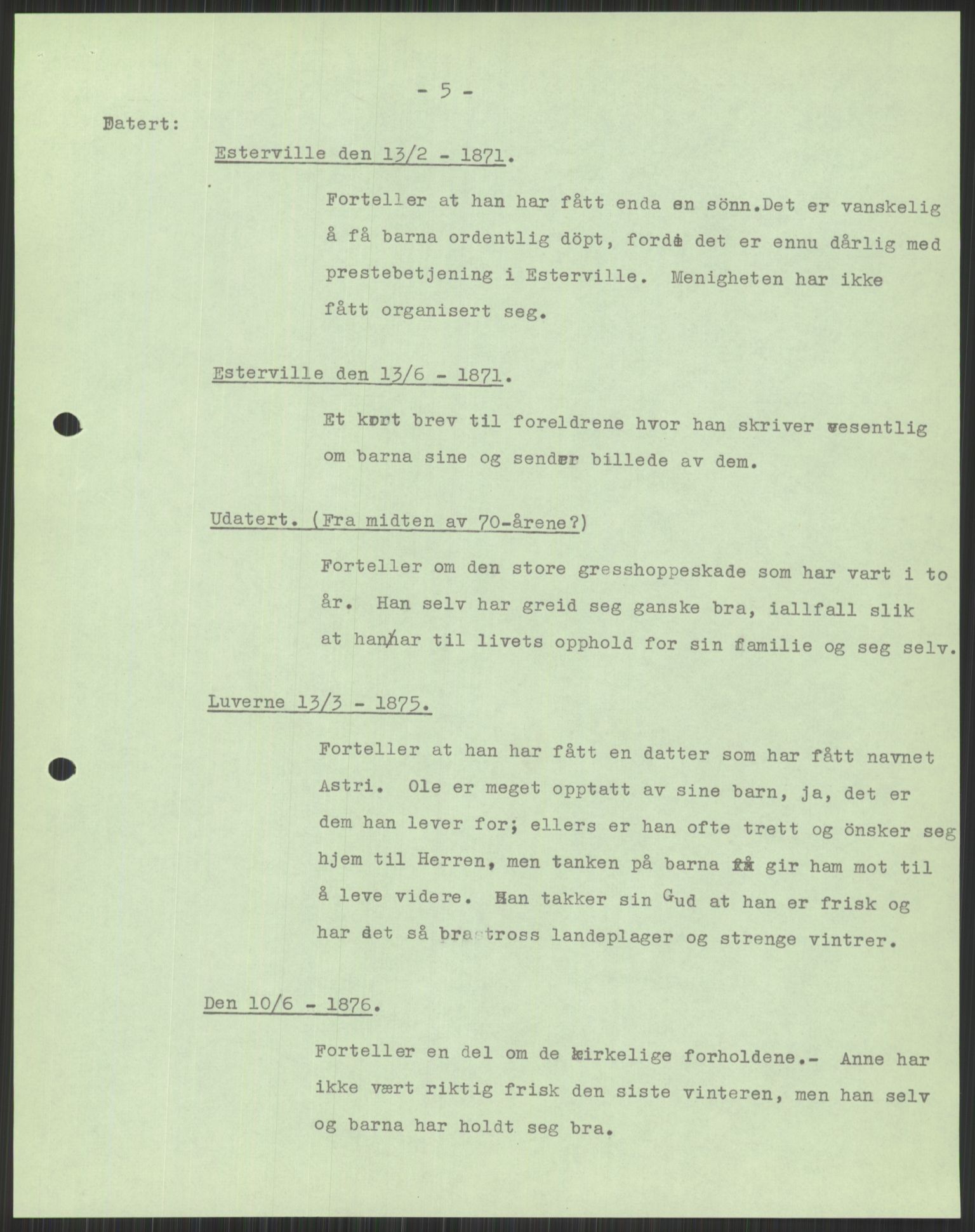 Samlinger til kildeutgivelse, Amerikabrevene, AV/RA-EA-4057/F/L0037: Arne Odd Johnsens amerikabrevsamling I, 1855-1900, s. 341