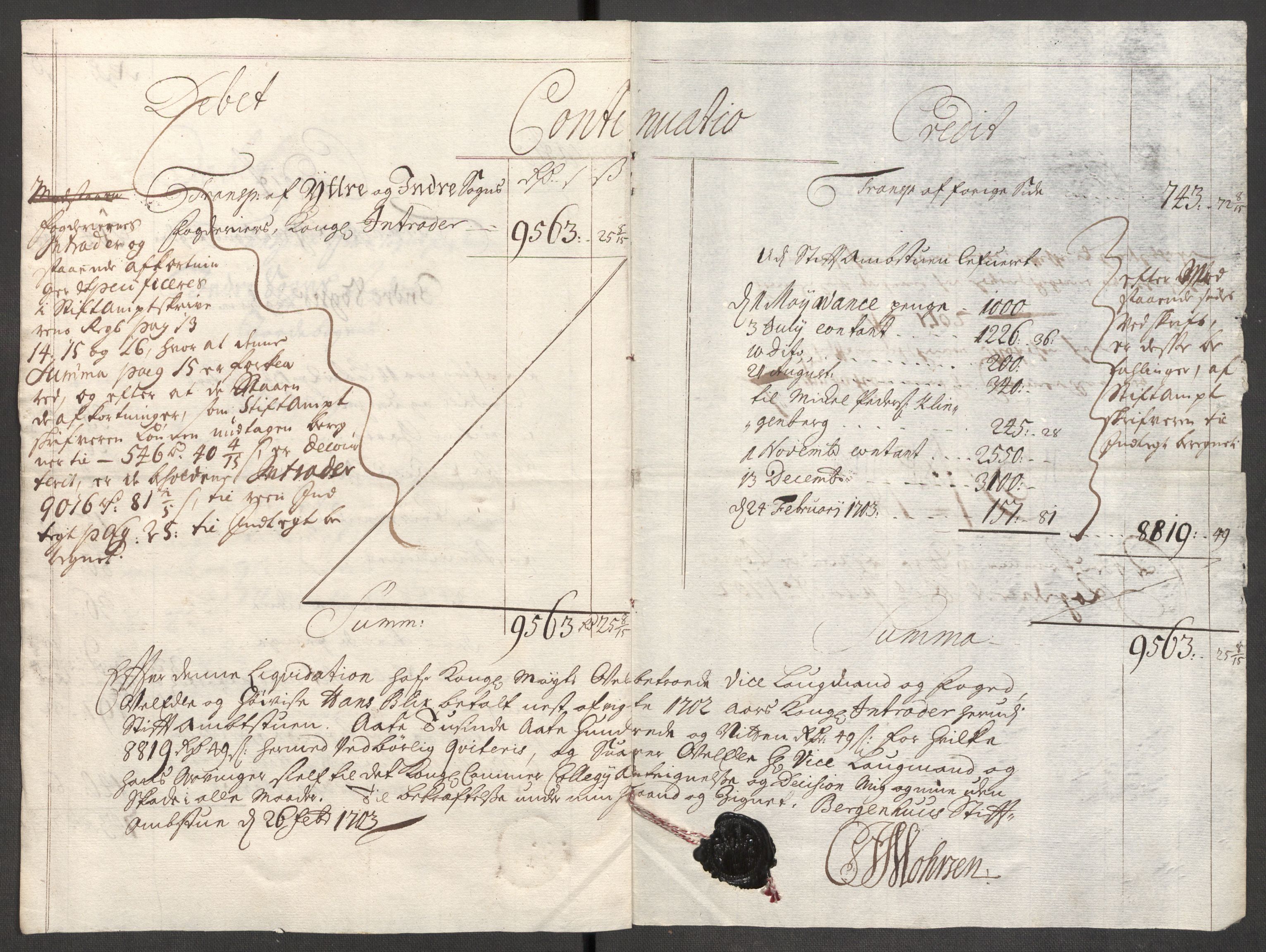 Rentekammeret inntil 1814, Reviderte regnskaper, Fogderegnskap, AV/RA-EA-4092/R52/L3312: Fogderegnskap Sogn, 1702, s. 245