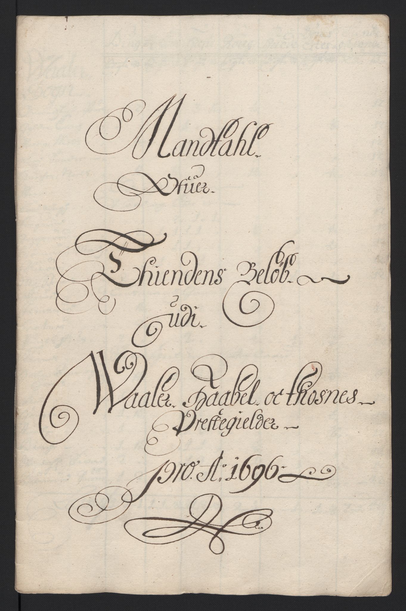 Rentekammeret inntil 1814, Reviderte regnskaper, Fogderegnskap, RA/EA-4092/R04/L0124: Fogderegnskap Moss, Onsøy, Tune, Veme og Åbygge, 1696, s. 35