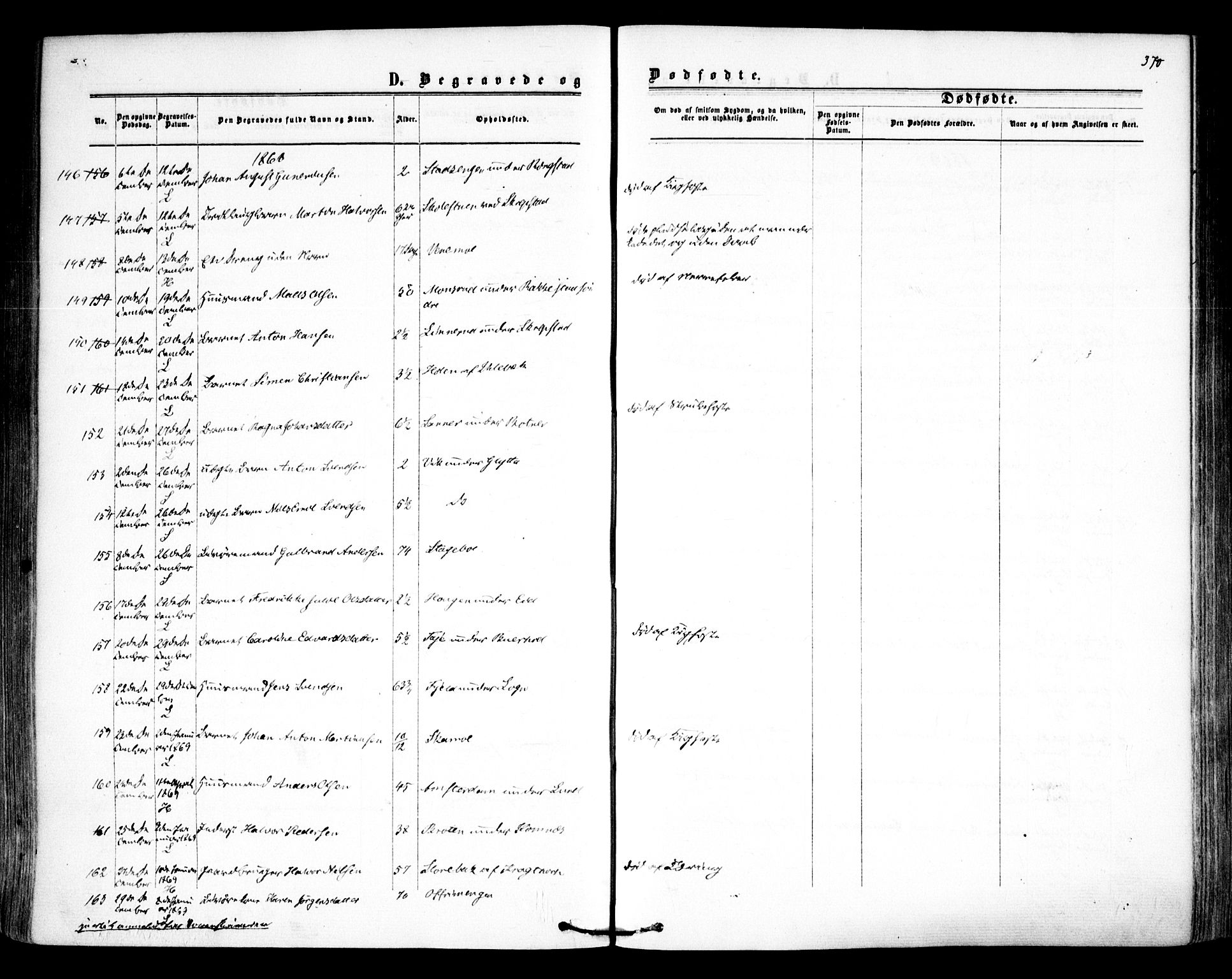 Høland prestekontor Kirkebøker, AV/SAO-A-10346a/F/Fa/L0011: Ministerialbok nr. I 11, 1862-1869, s. 370