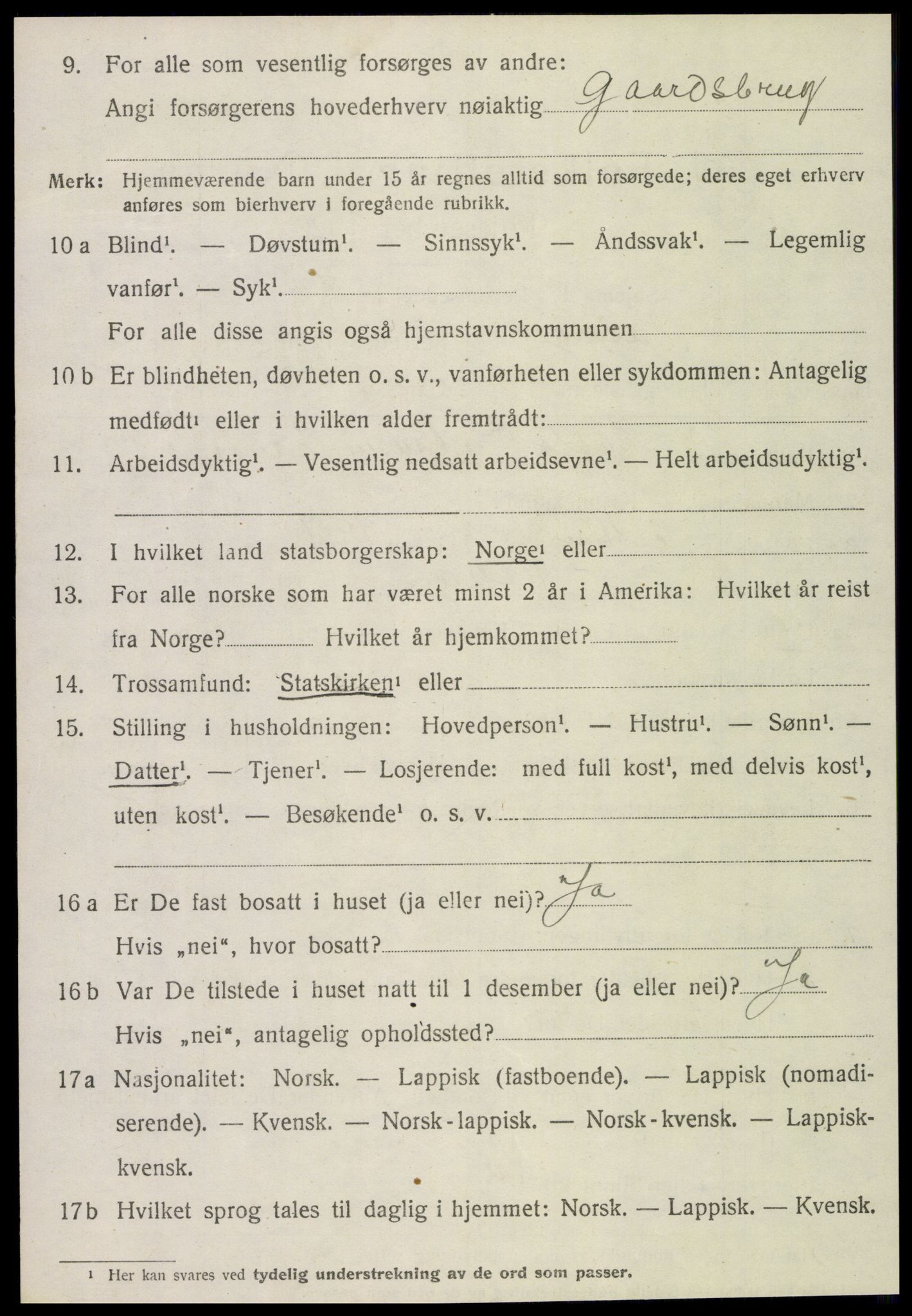 SAT, Folketelling 1920 for 1749 Flatanger herred, 1920, s. 2057