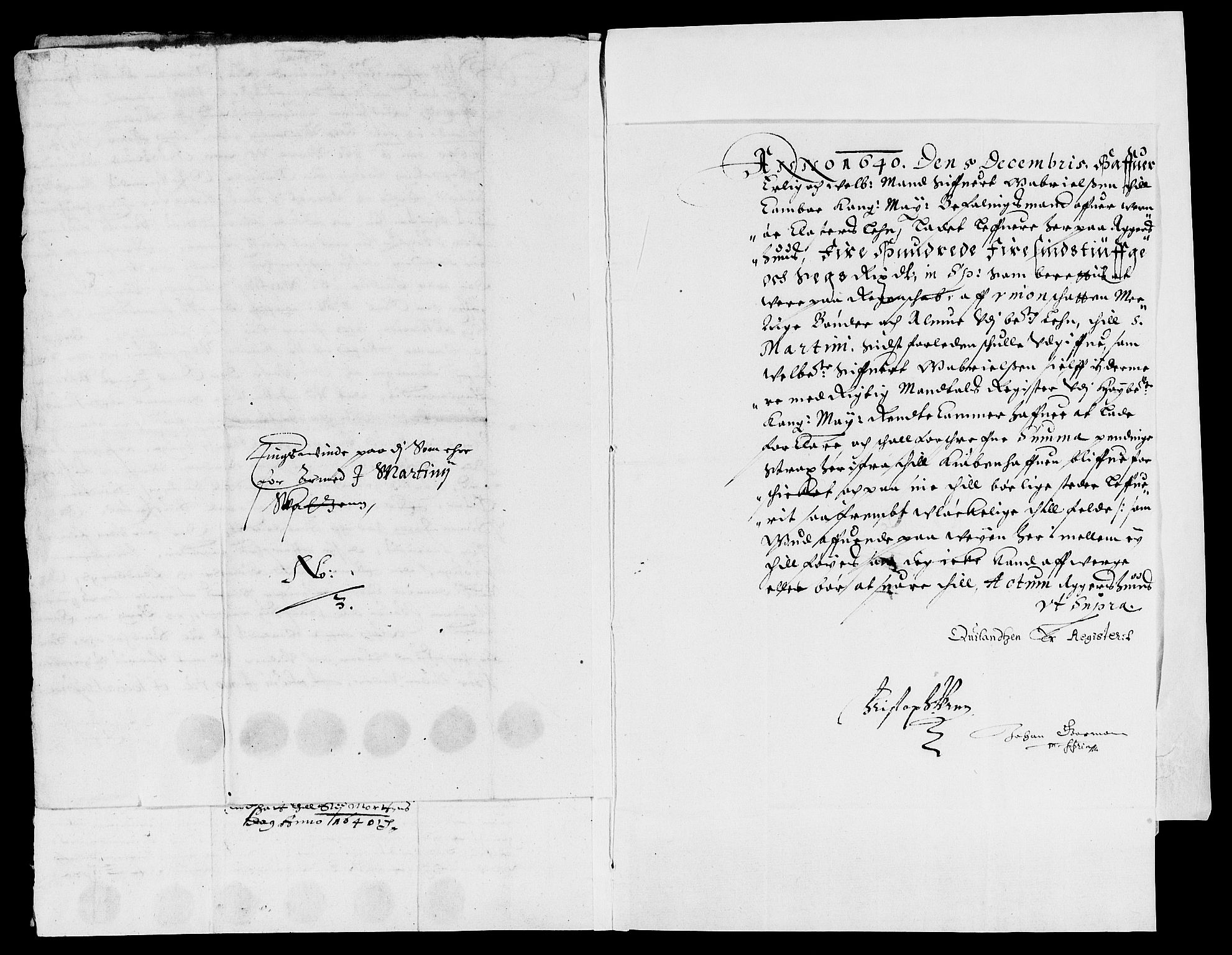 Rentekammeret inntil 1814, Reviderte regnskaper, Lensregnskaper, AV/RA-EA-5023/R/Rb/Rbg/L0005: Verne kloster len, 1639-1642