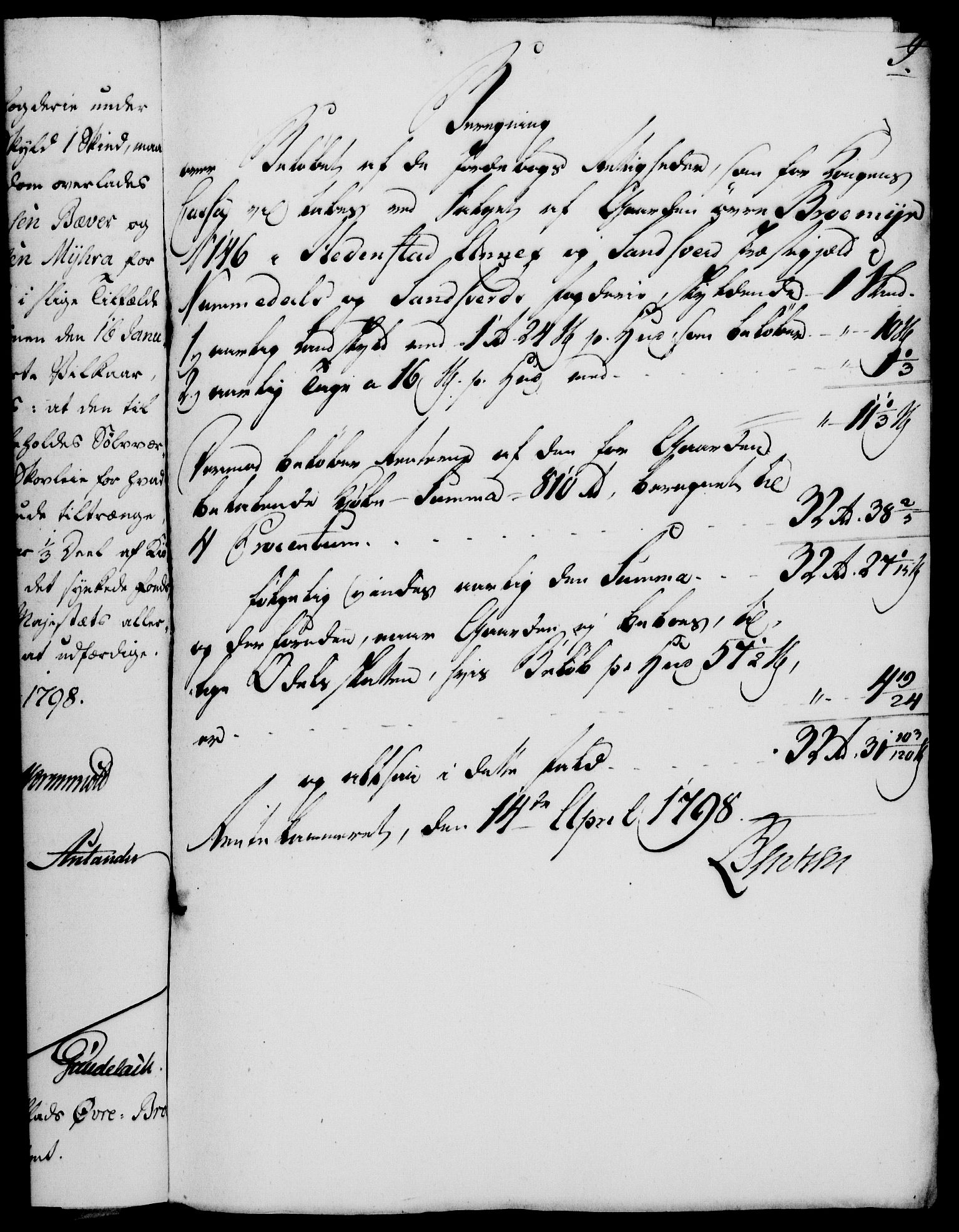 Rentekammeret, Kammerkanselliet, RA/EA-3111/G/Gf/Gfa/L0080: Norsk relasjons- og resolusjonsprotokoll (merket RK 52.80), 1798, s. 609