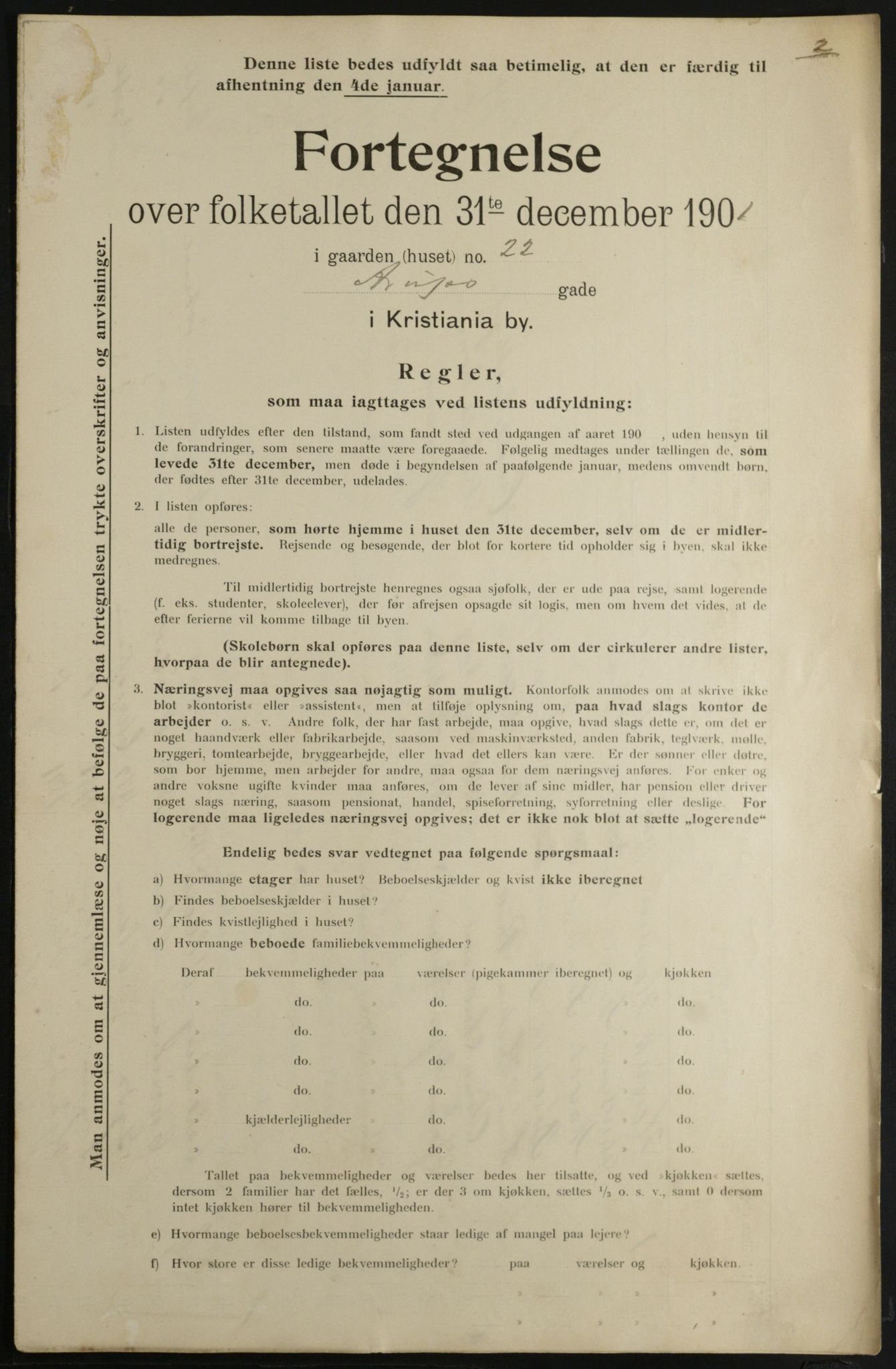 OBA, Kommunal folketelling 31.12.1901 for Kristiania kjøpstad, 1901, s. 470