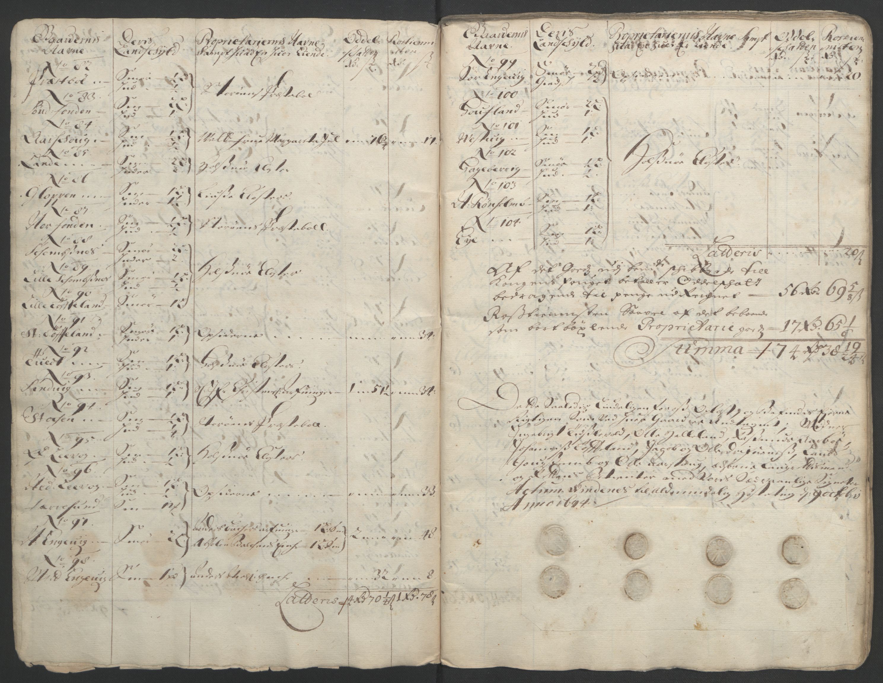 Rentekammeret inntil 1814, Reviderte regnskaper, Fogderegnskap, RA/EA-4092/R48/L2975: Fogderegnskap Sunnhordland og Hardanger, 1694, s. 23