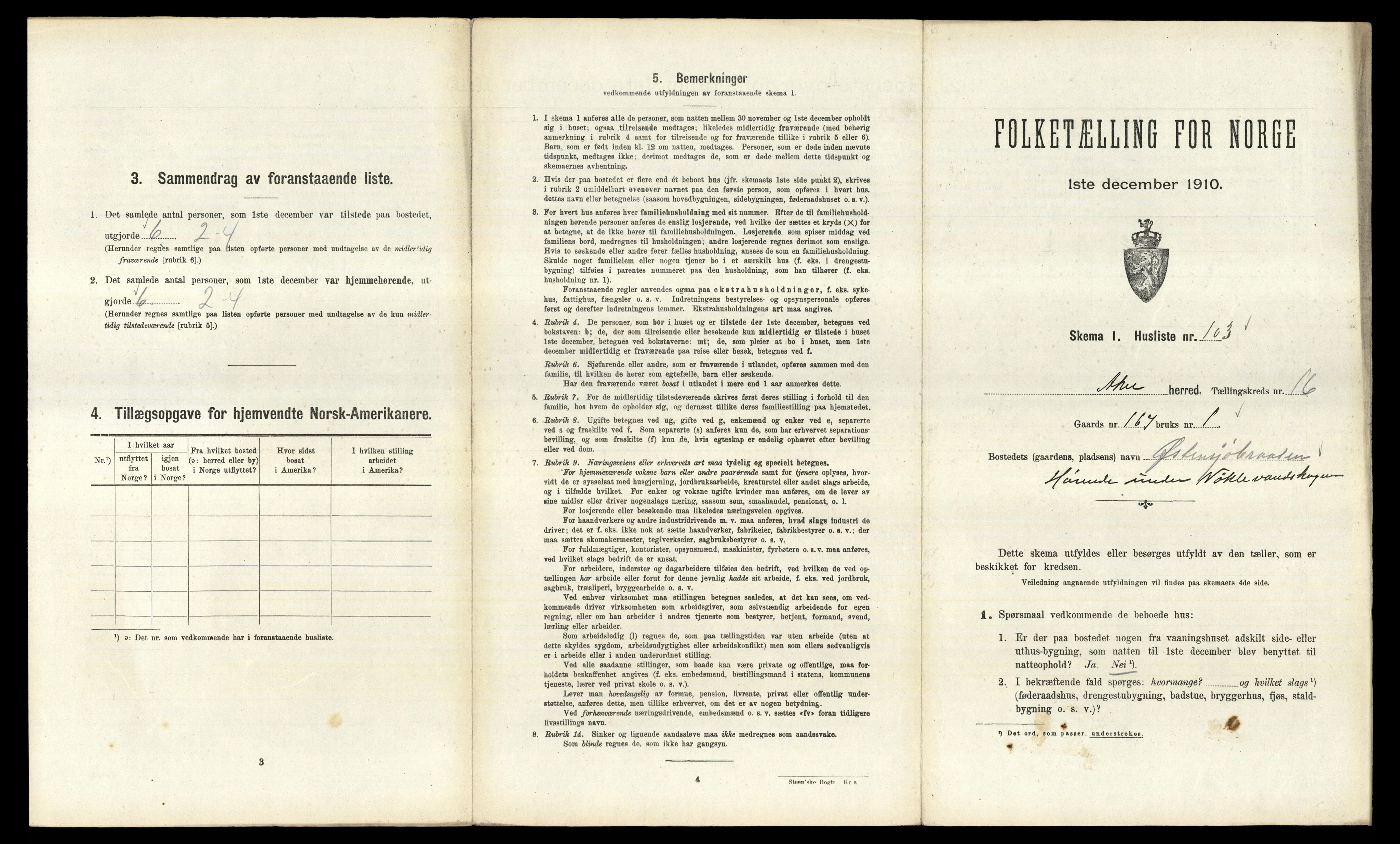 RA, Folketelling 1910 for 0218 Aker herred, 1910, s. 5149