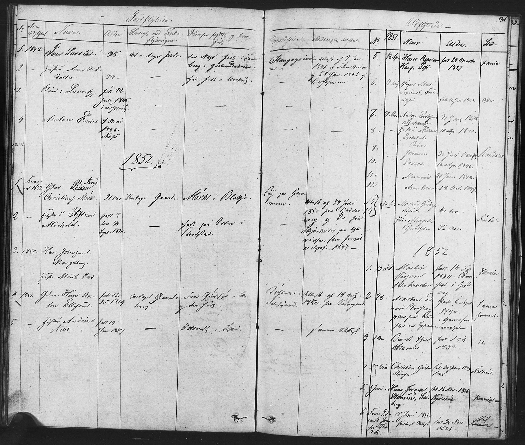 Enebakk prestekontor Kirkebøker, SAO/A-10171c/F/Fa/L0014: Ministerialbok nr. I 14, 1833-1878, s. 31