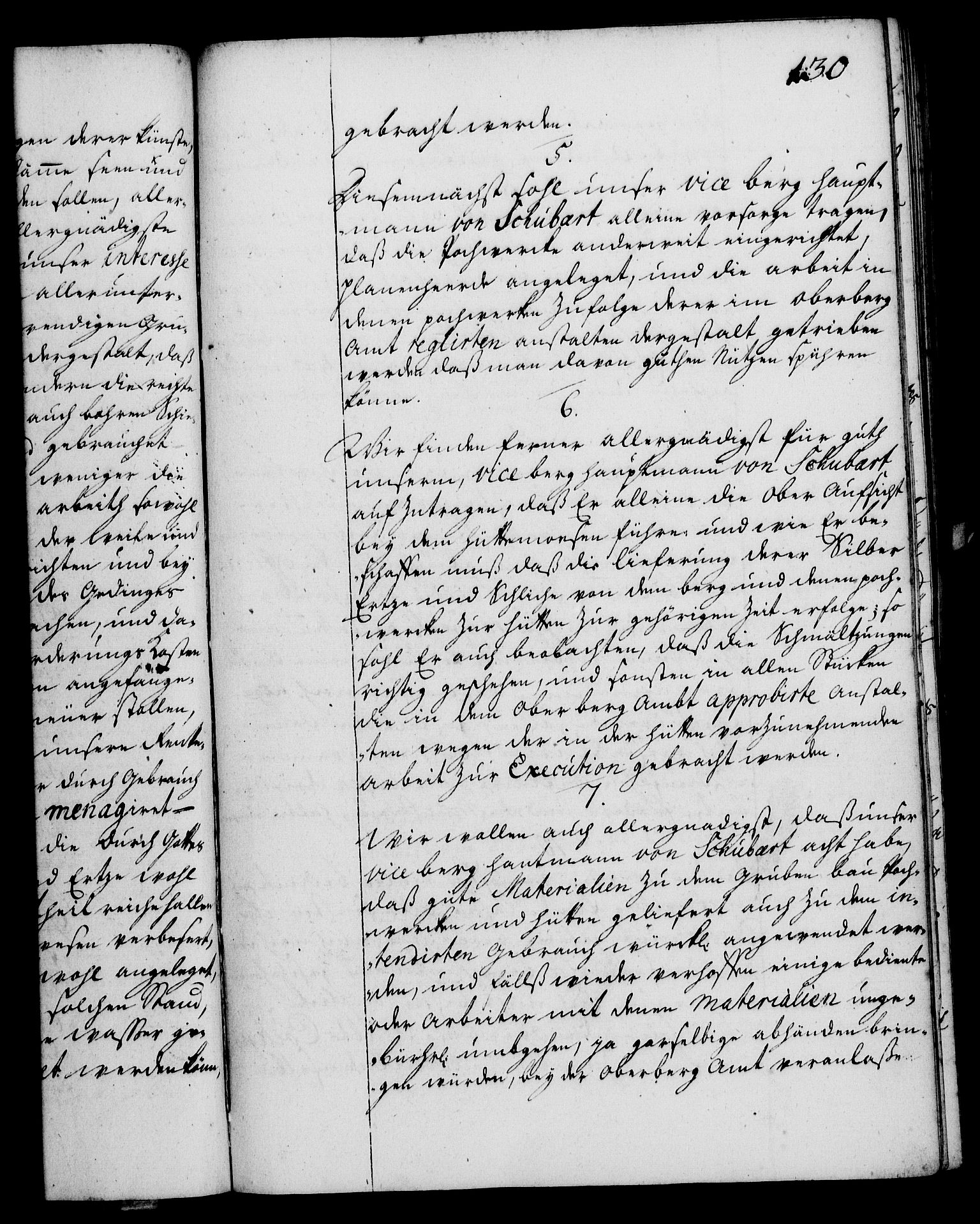 Rentekammeret, Kammerkanselliet, RA/EA-3111/G/Gg/Ggi/L0002: Norsk instruksjonsprotokoll med register (merket RK 53.35), 1729-1751, s. 130