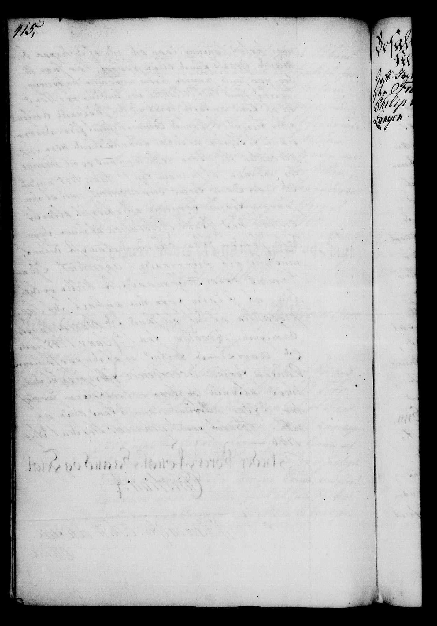 Rentekammeret, Kammerkanselliet, RA/EA-3111/G/Gg/Gga/L0005: Norsk ekspedisjonsprotokoll med register (merket RK 53.5), 1741-1749, s. 415