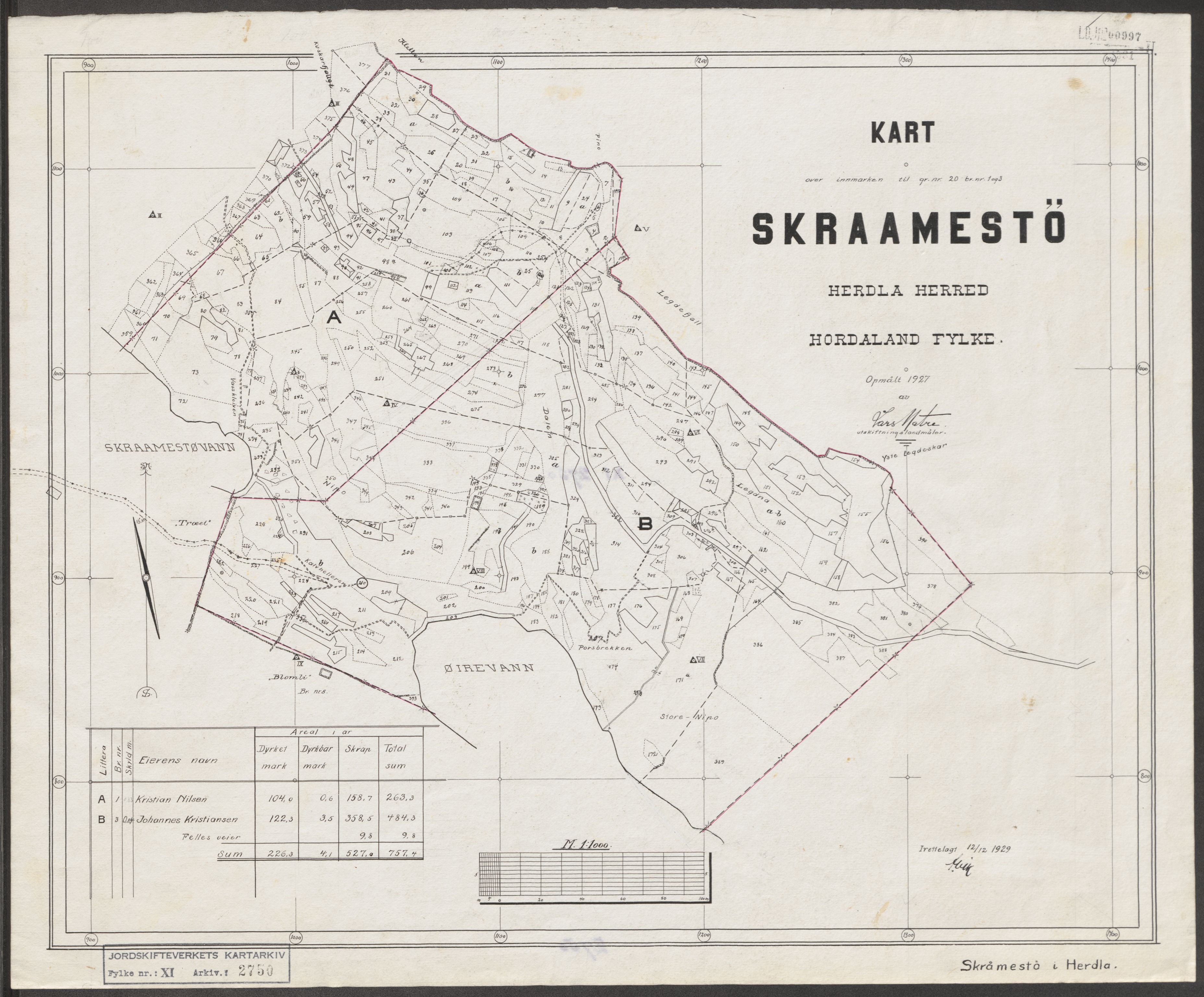 Jordskifteverkets kartarkiv, AV/RA-S-3929/T, 1859-1988, s. 3096