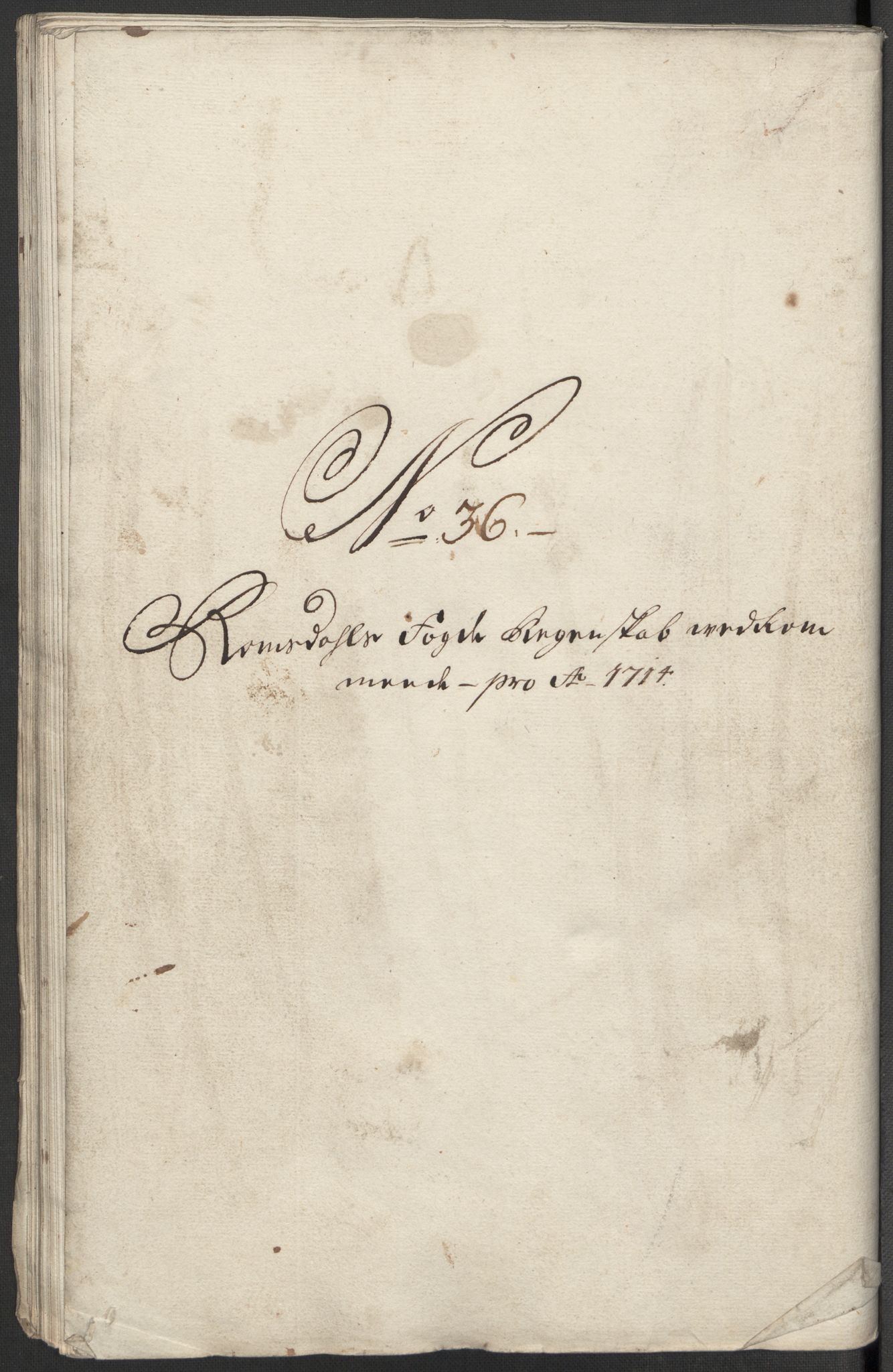 Rentekammeret inntil 1814, Reviderte regnskaper, Fogderegnskap, RA/EA-4092/R55/L3662: Fogderegnskap Romsdal, 1713-1714, s. 499