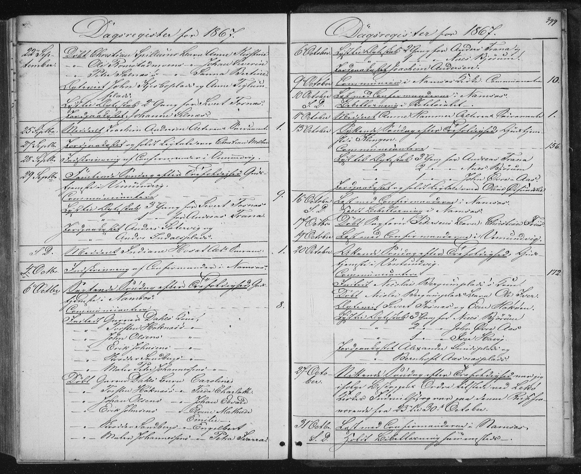 Ministerialprotokoller, klokkerbøker og fødselsregistre - Nord-Trøndelag, SAT/A-1458/768/L0570: Ministerialbok nr. 768A05, 1865-1874, s. 399