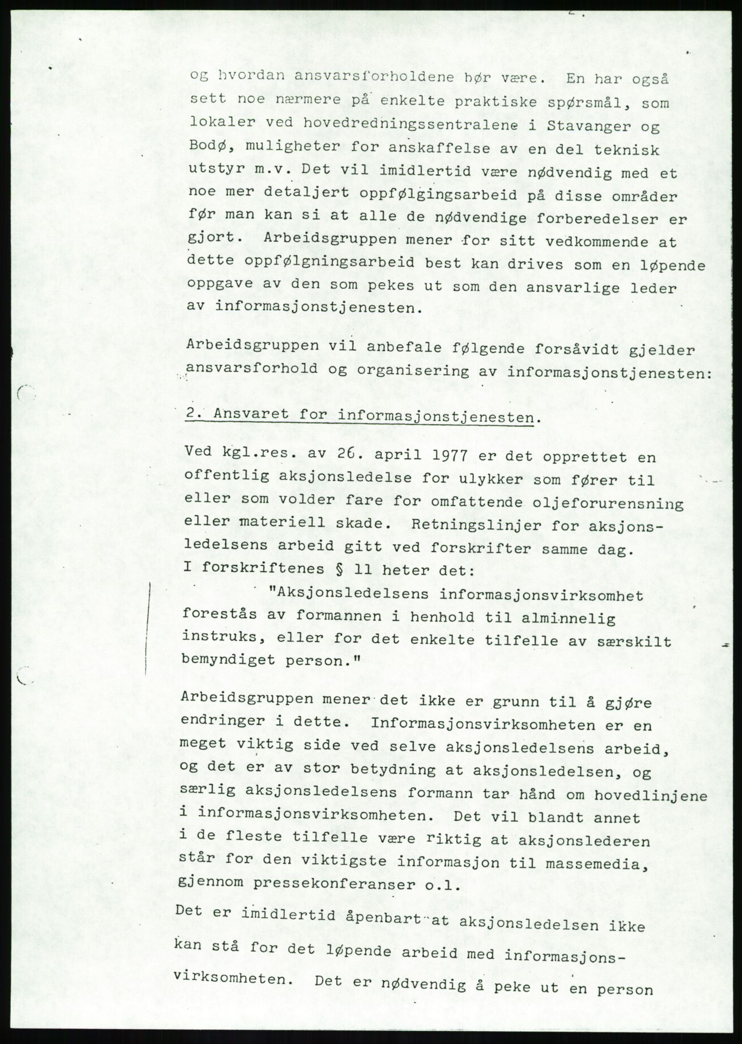 Justisdepartementet, Granskningskommisjonen ved Alexander Kielland-ulykken 27.3.1980, RA/S-1165/D/L0017: P Hjelpefartøy (Doku.liste + P1-P6 av 6)/Q Hovedredningssentralen (Q0-Q27 av 27), 1980-1981, s. 333