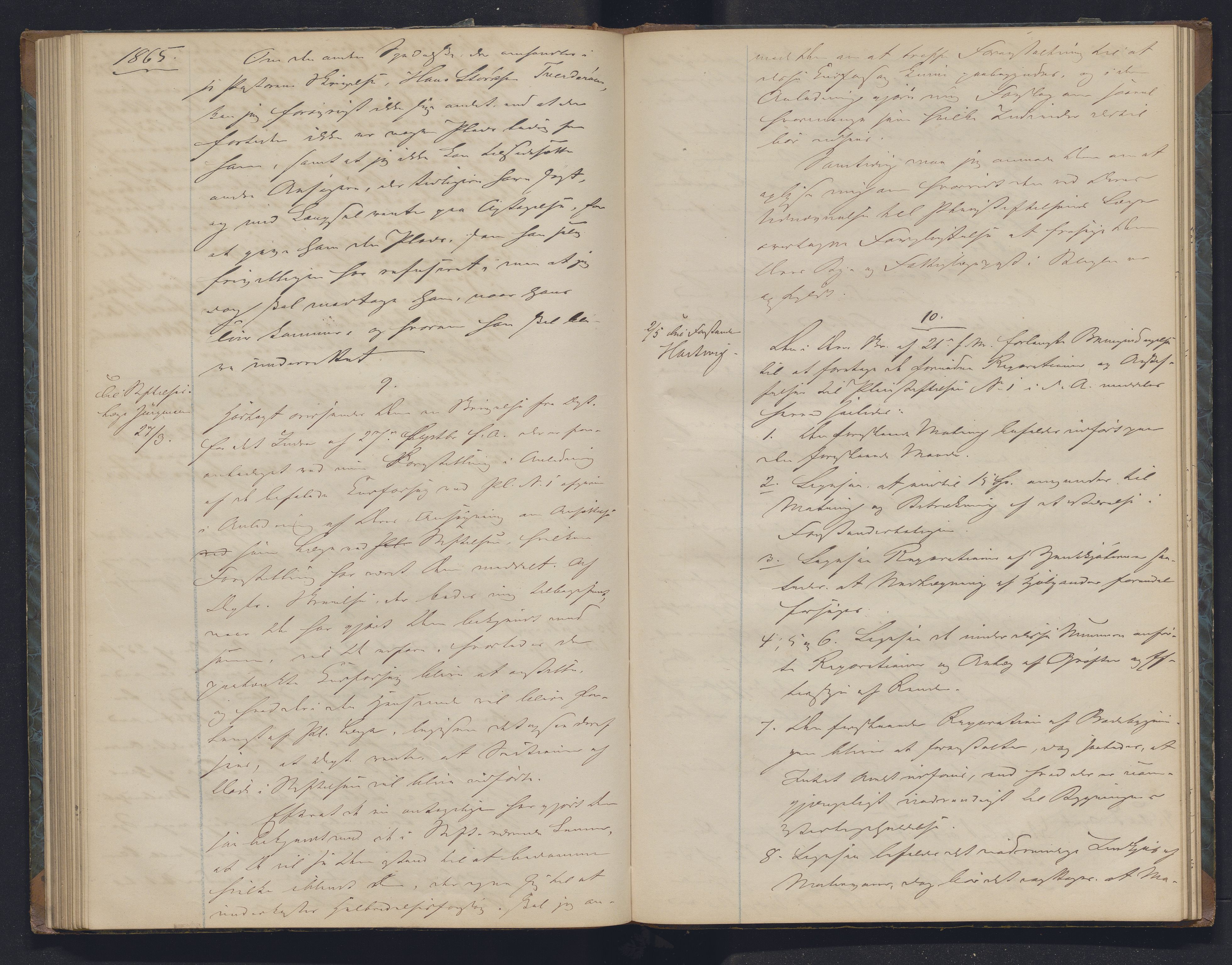Lepraarkiver - Overlegen for den spedalske sykdom, AV/SAB-A-61001/B.b/L0006: Kopibok, 1860-1874