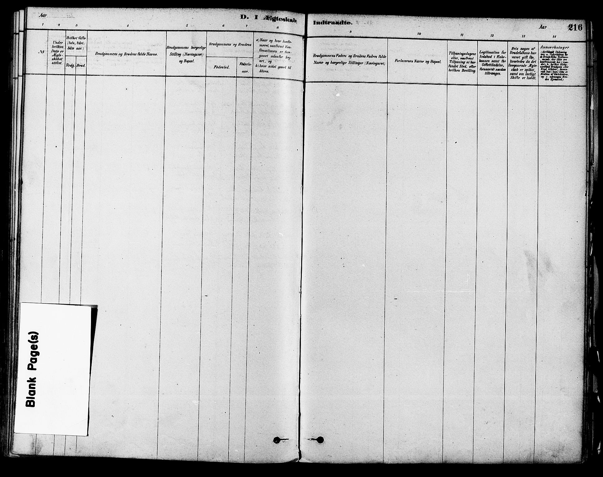 Modum kirkebøker, AV/SAKO-A-234/F/Fa/L0011: Ministerialbok nr. 11, 1877-1889, s. 216