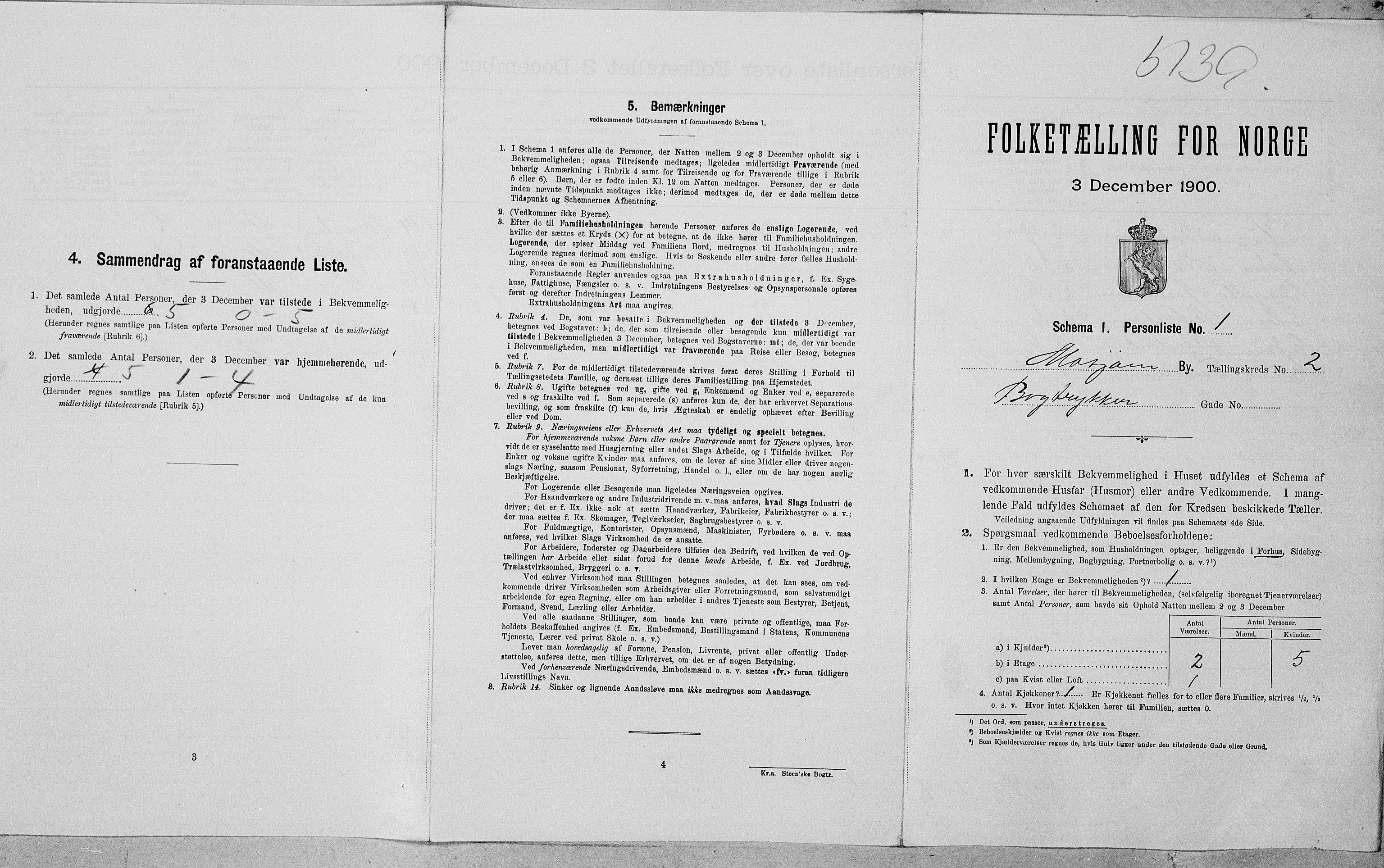 SAT, Folketelling 1900 for 1802 Mosjøen ladested, 1900, s. 549