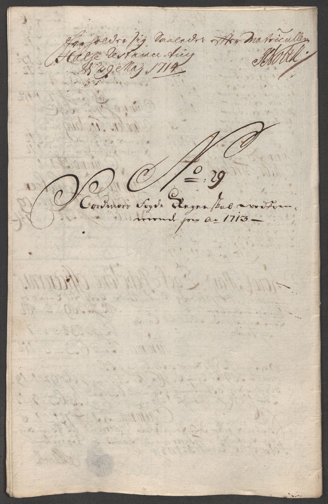 Rentekammeret inntil 1814, Reviderte regnskaper, Fogderegnskap, RA/EA-4092/R56/L3747: Fogderegnskap Nordmøre, 1713, s. 188