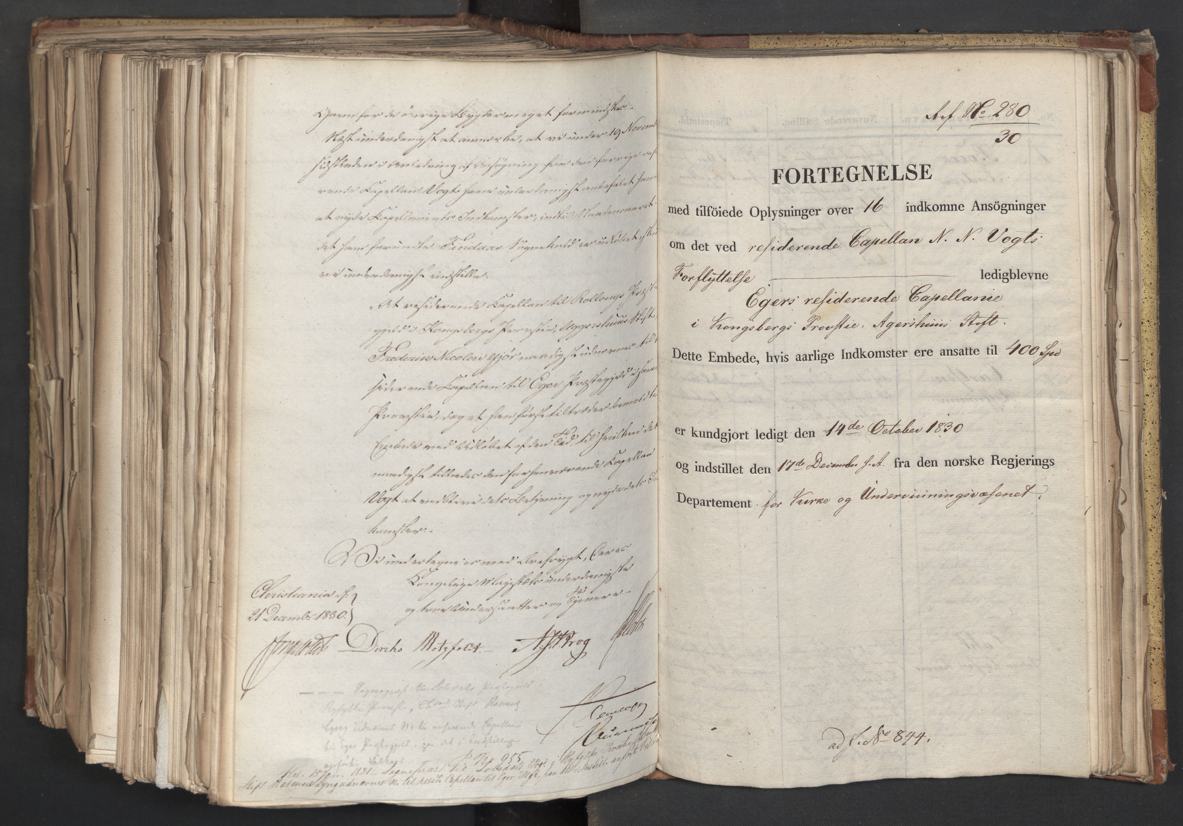 Statsrådsavdelingen i Stockholm, AV/RA-S-1003/D/Da/L0068: Regjeringsinnstillinger nr. 660-876, 1830, s. 672