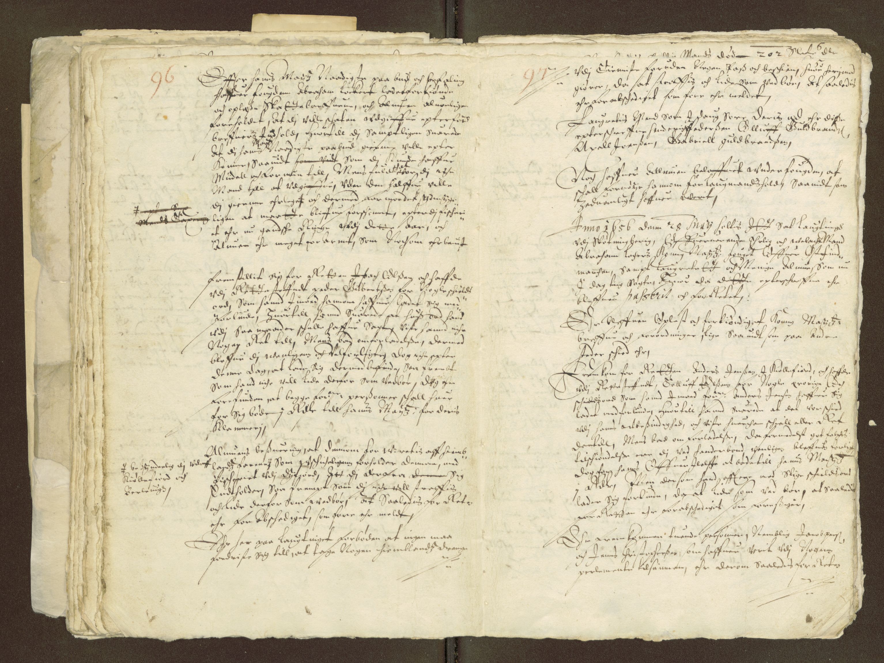 Nordland og Finnmarks lagstol, SAT/A-5608/X/L0001: Lagtingsprotokoll , 1647-1668, s. 96-97