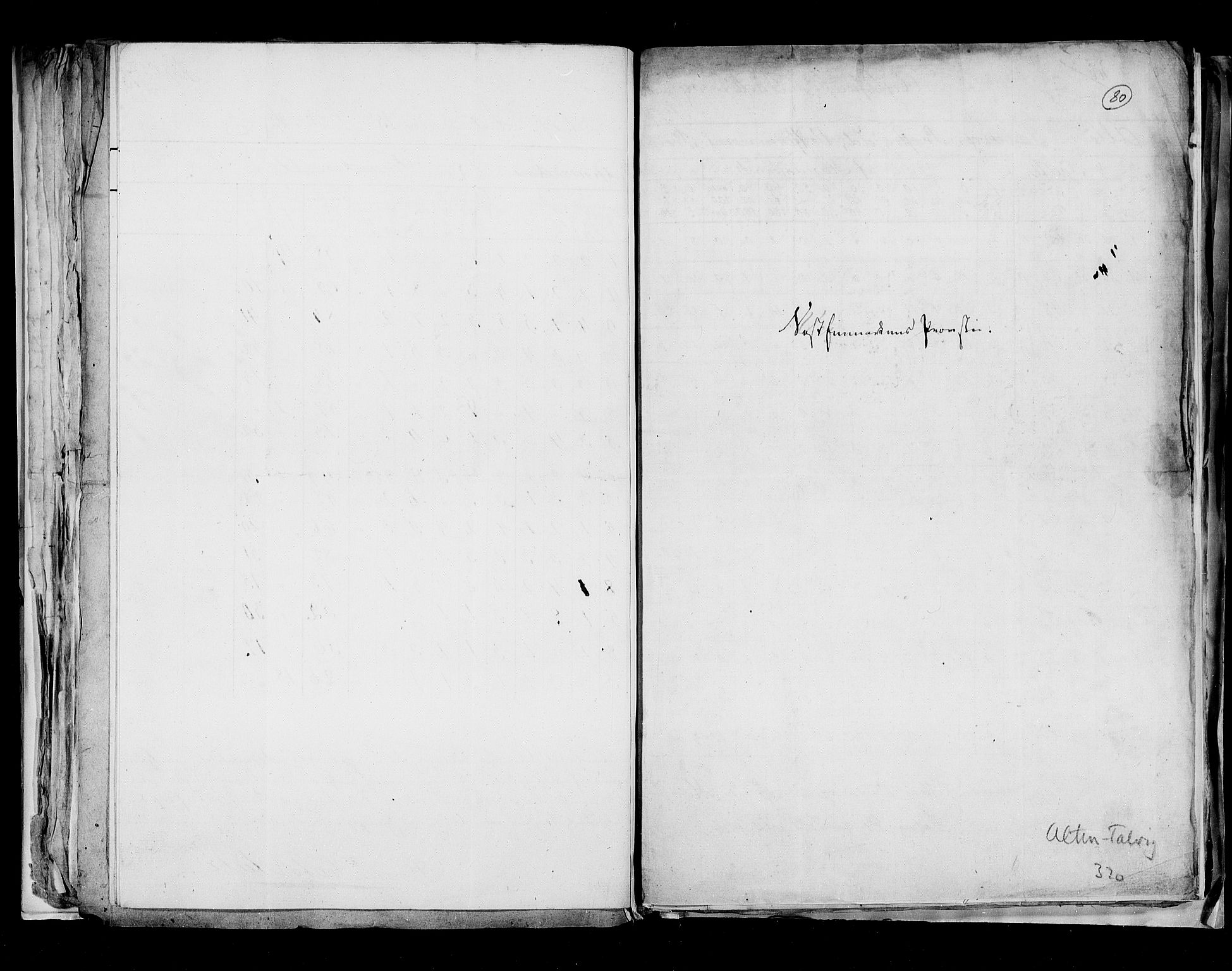 RA, Folketellingen 1815, bind 8: Folkemengdens bevegelse i Tromsø stift og byene, 1815, s. 80