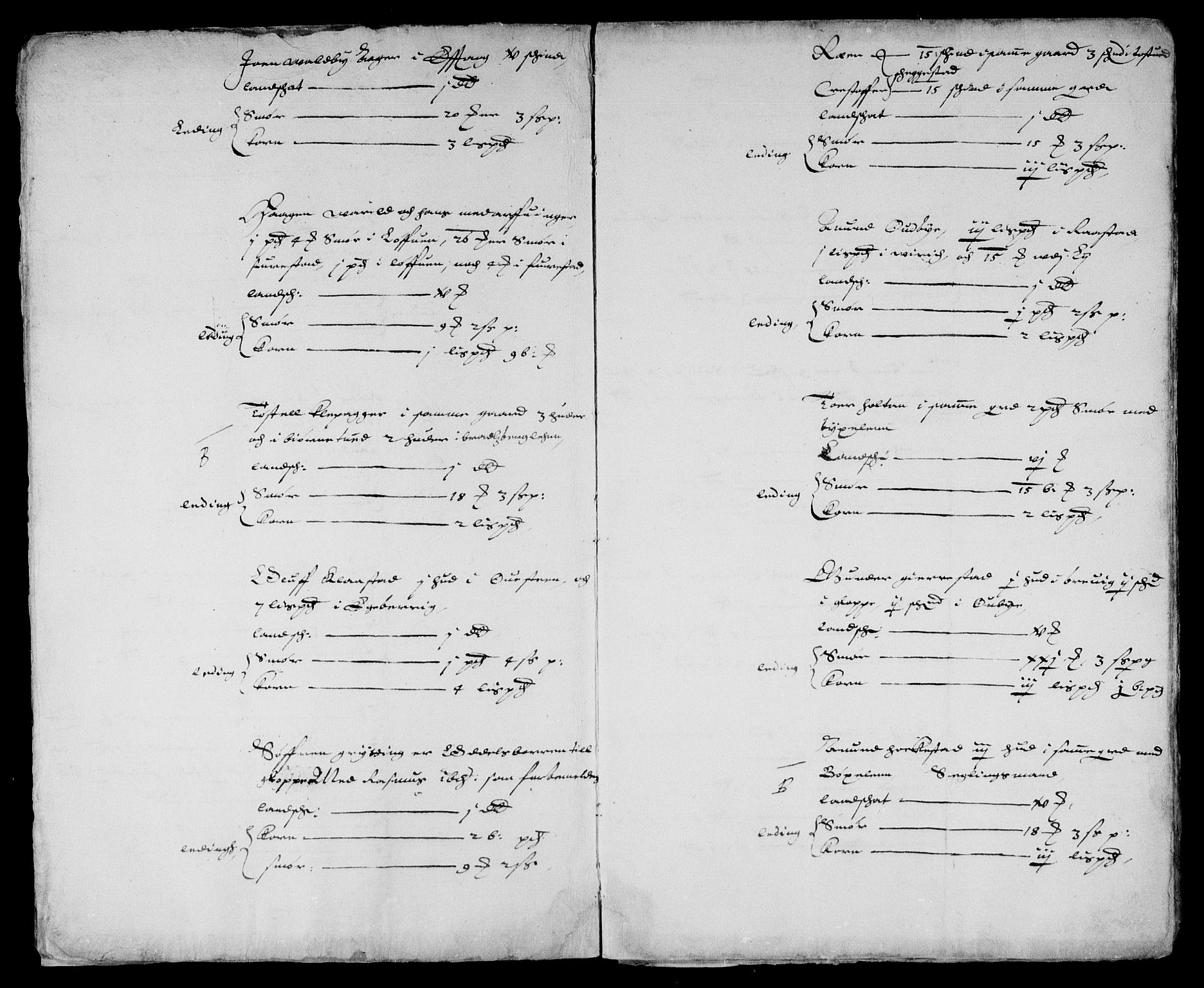 Danske Kanselli, Skapsaker, RA/EA-4061/F/L0040: Skap 9, pakke 351A, litra M- pakke 351B, 1542-1615, s. 171