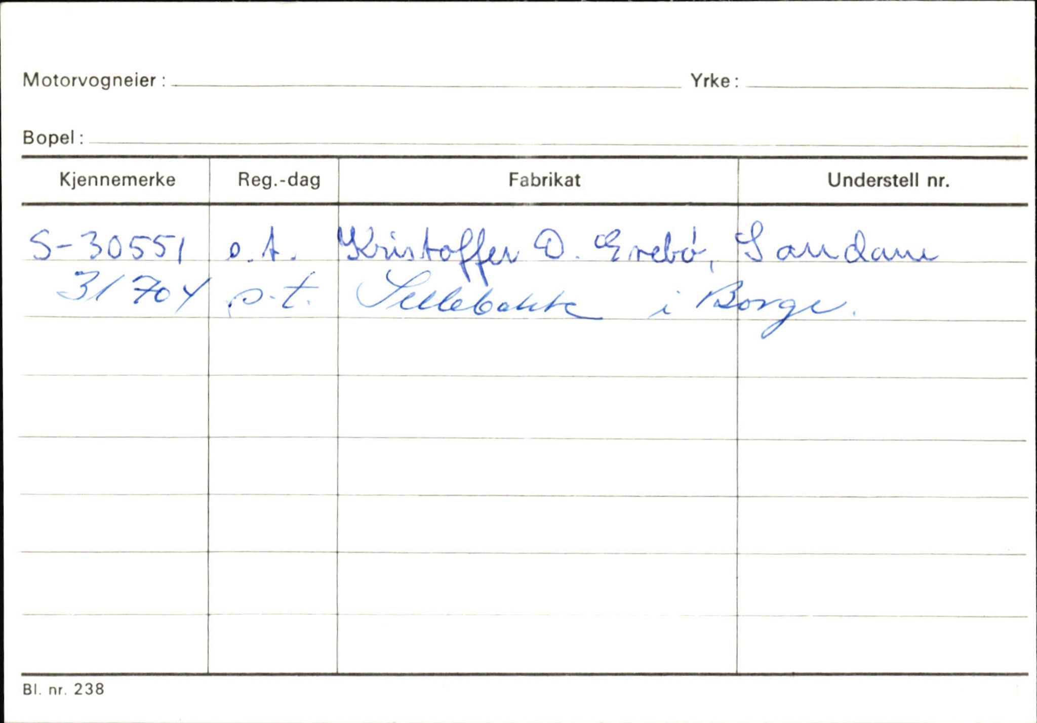 Statens vegvesen, Sogn og Fjordane vegkontor, SAB/A-5301/4/F/L0124: Eigarregister Sogndal A-U, 1945-1975, s. 1729