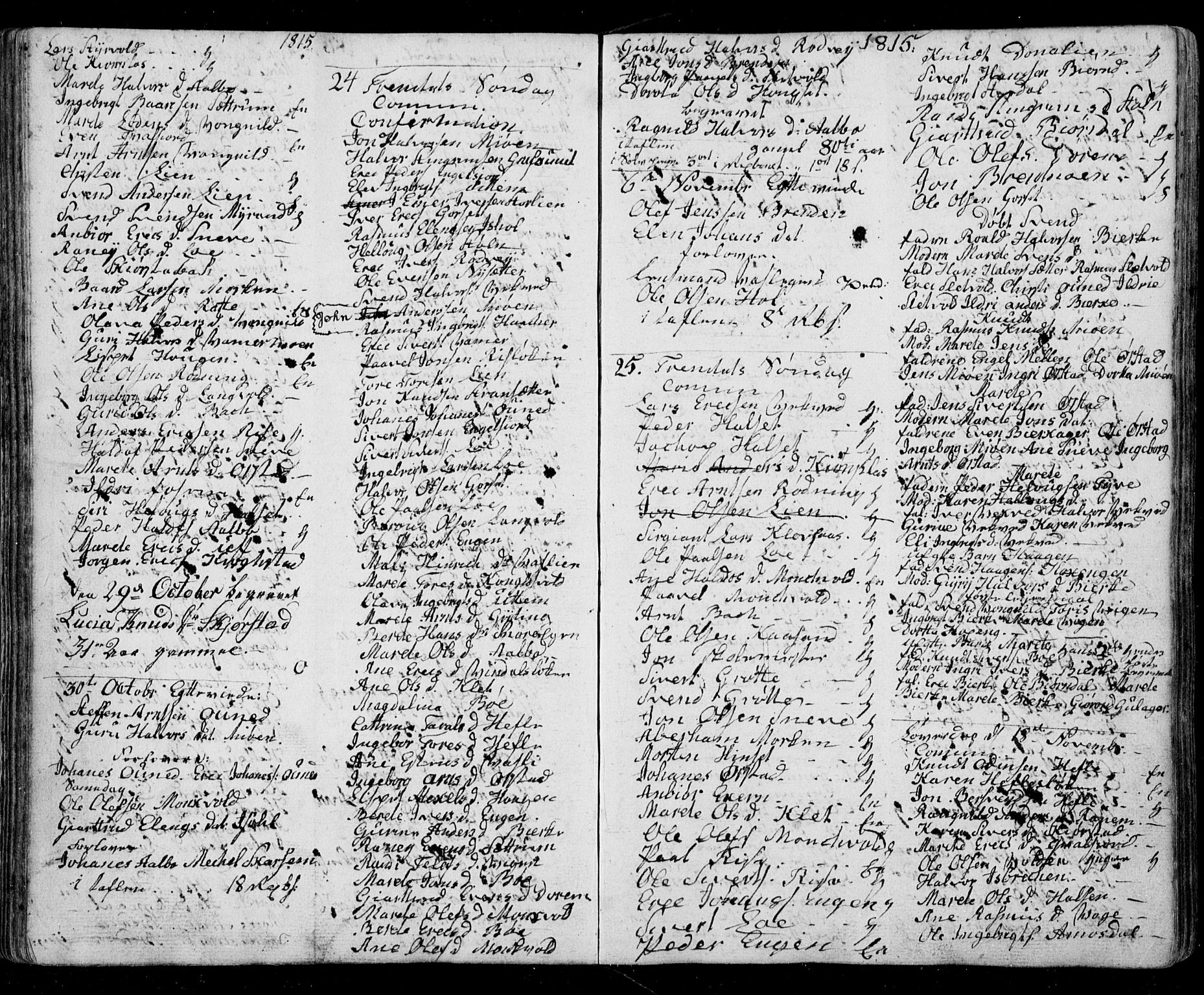 Ministerialprotokoller, klokkerbøker og fødselsregistre - Sør-Trøndelag, AV/SAT-A-1456/678/L0912: Klokkerbok nr. 678C01, 1811-1824