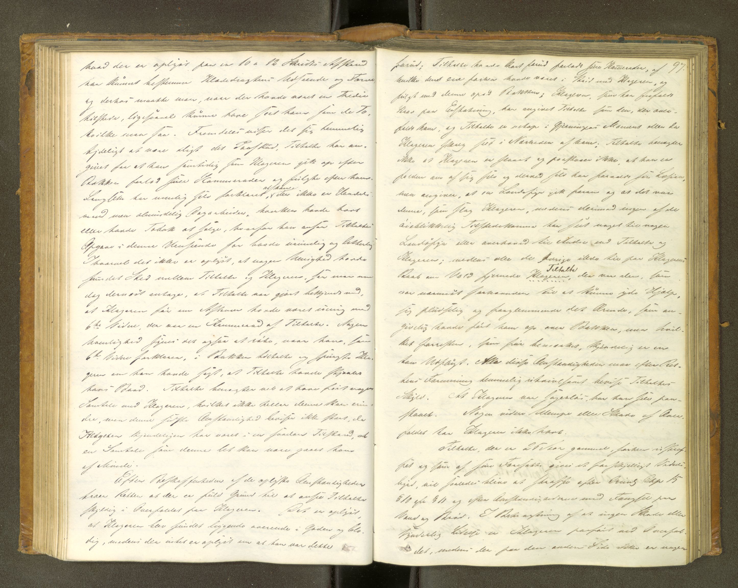 Kristiansund byfogd, AV/SAT-A-4587/A/04/L0001: Domprotokoll. Aut. 14.02.1853, 1853-1857, s. 96b-97a
