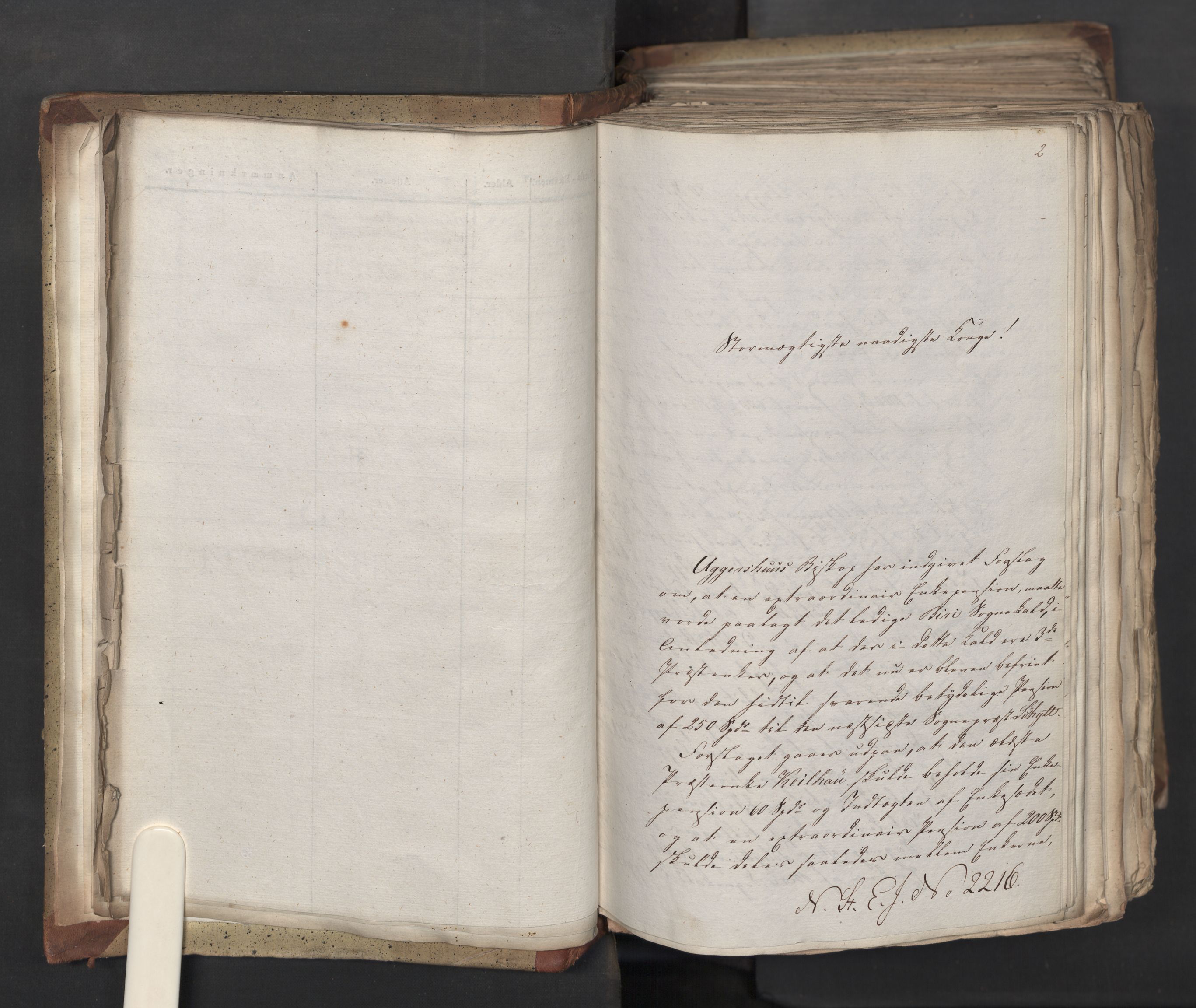 Statsrådsavdelingen i Stockholm, AV/RA-S-1003/D/Da/L0041: Regjeringsinnstillinger nr. 2204-2466, 1825, s. 35