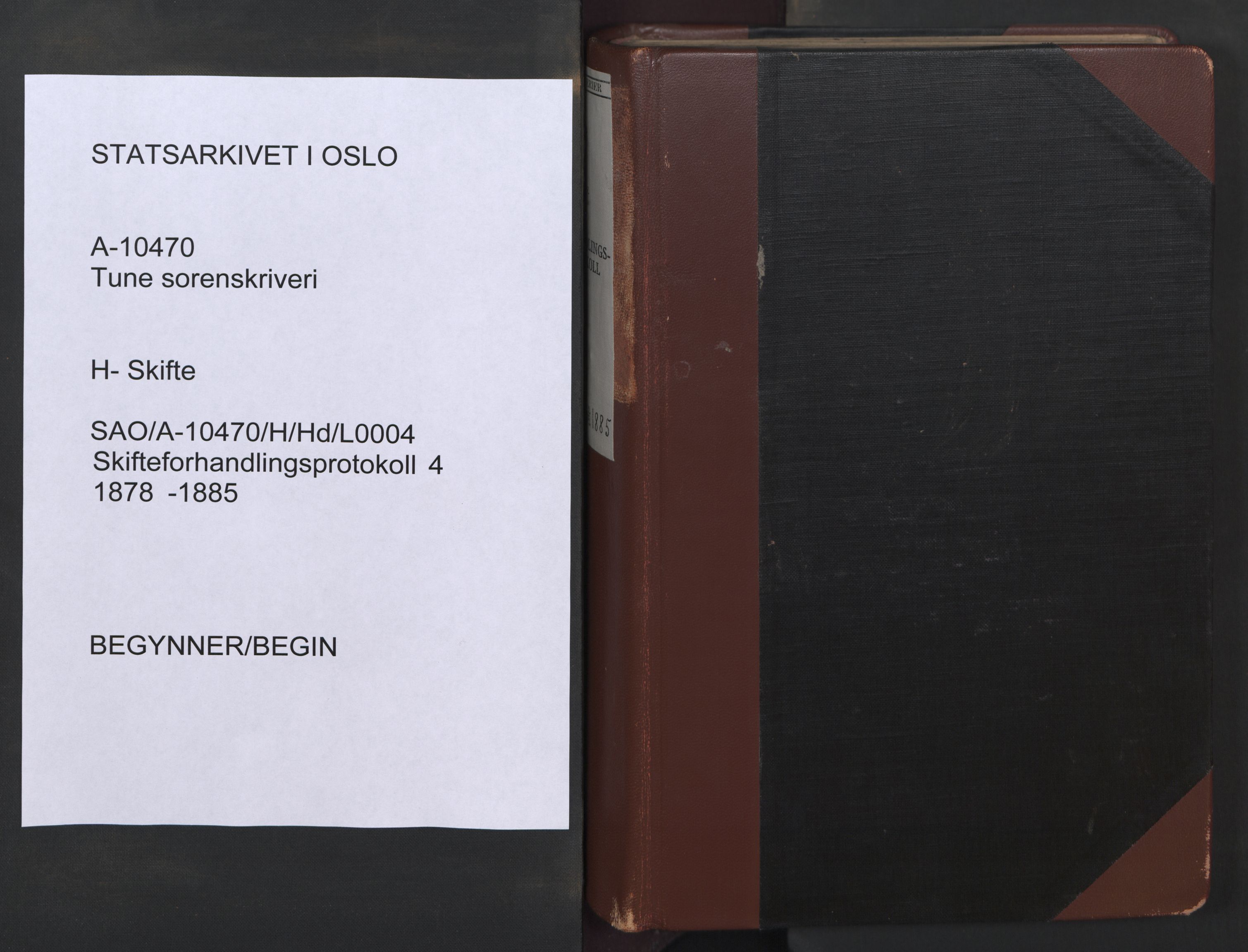 Tune sorenskriveri, AV/SAO-A-10470/H/Hd/L0004: Skifteforhandlingsprotokoll, 1878-1885