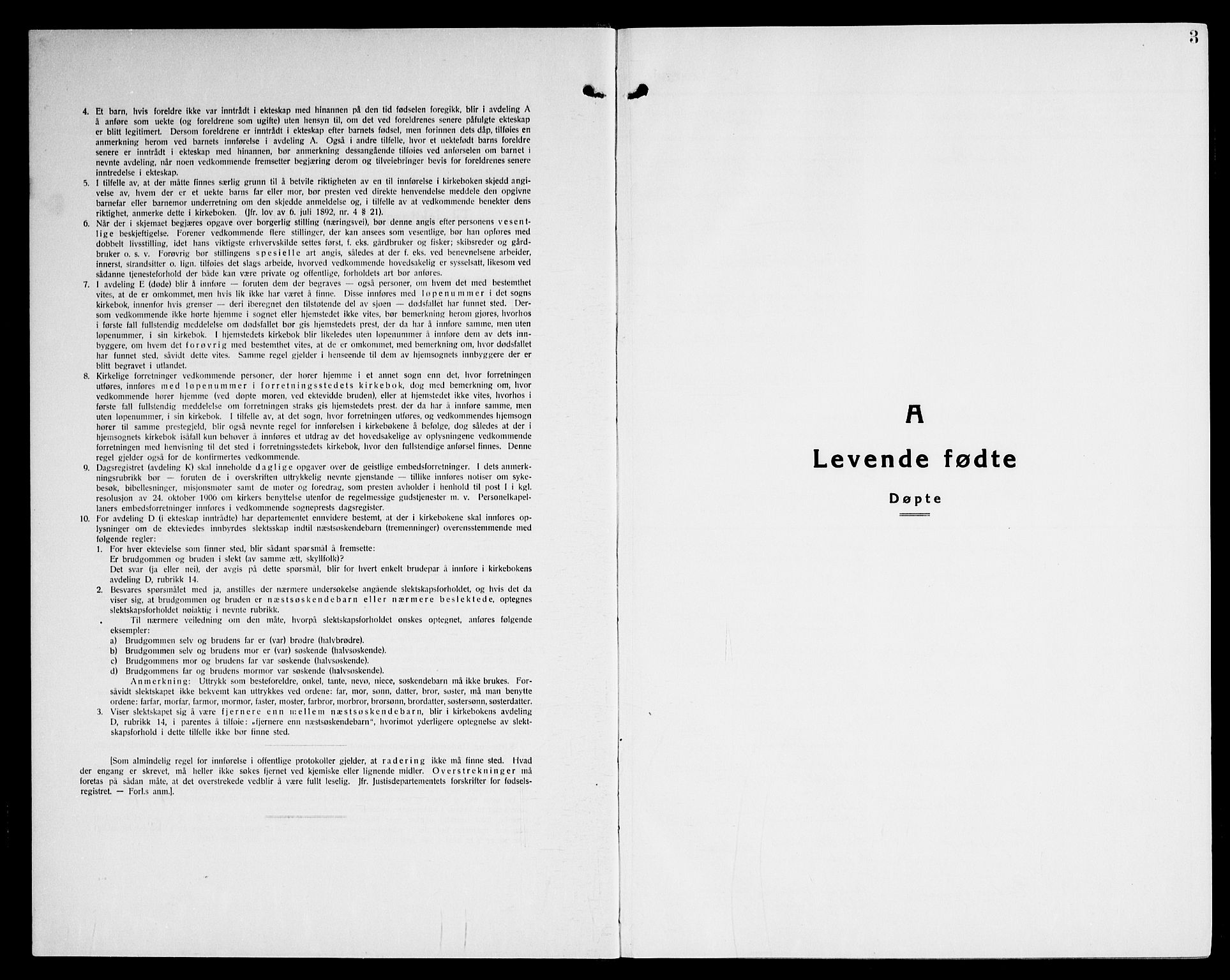 Høland prestekontor Kirkebøker, SAO/A-10346a/G/Ga/L0009: Klokkerbok nr. I 9, 1930-1951, s. 3
