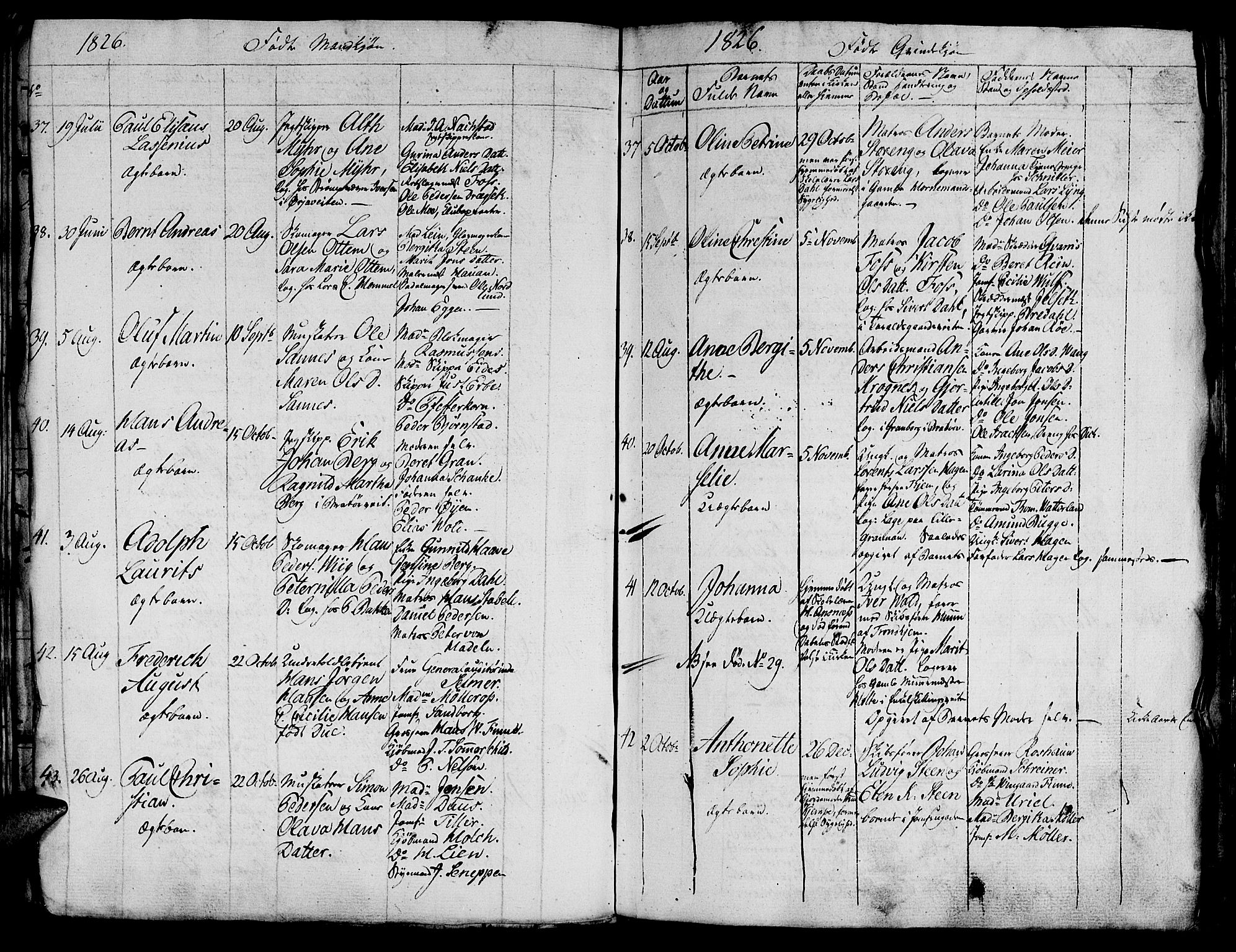 Ministerialprotokoller, klokkerbøker og fødselsregistre - Sør-Trøndelag, AV/SAT-A-1456/602/L0135: Klokkerbok nr. 602C03, 1815-1832