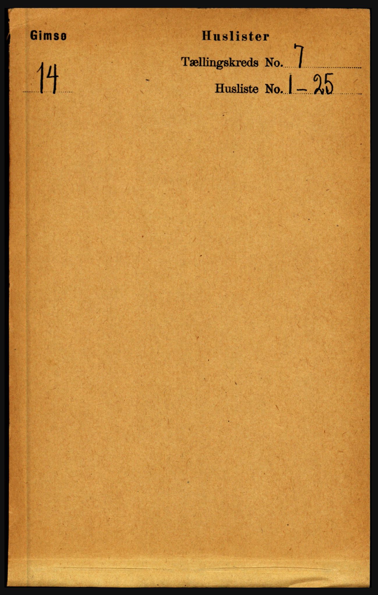 RA, Folketelling 1891 for 1864 Gimsøy herred, 1891, s. 1170