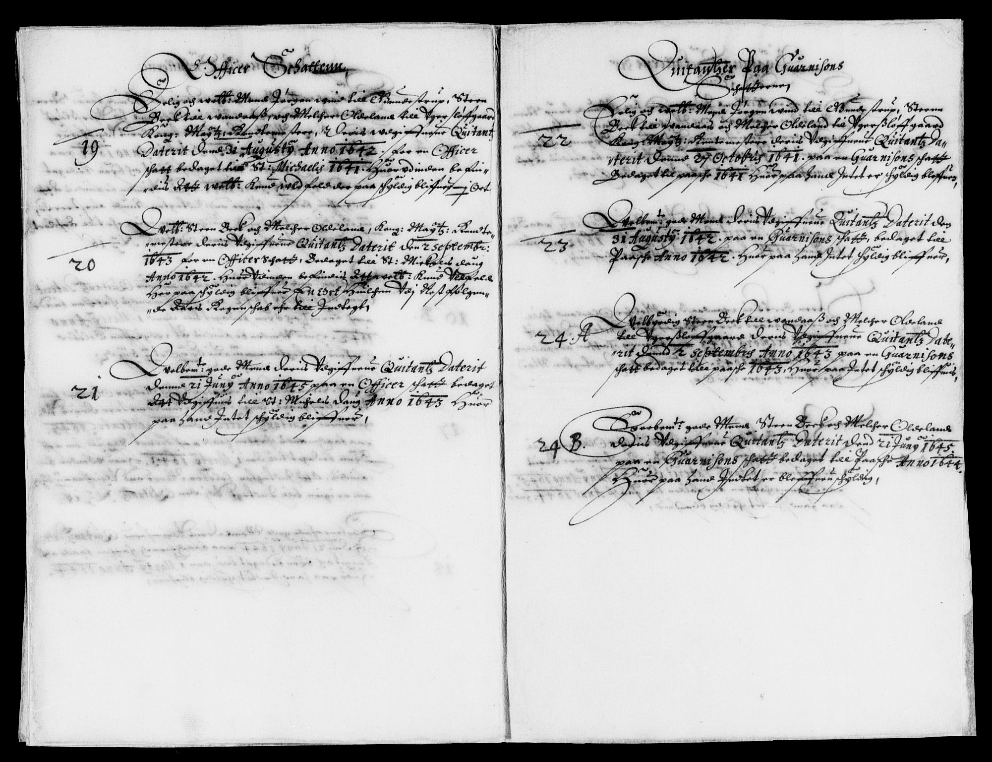 Rentekammeret inntil 1814, Reviderte regnskaper, Lensregnskaper, AV/RA-EA-5023/R/Rb/Rbo/L0026: Tønsberg len, 1644-1646