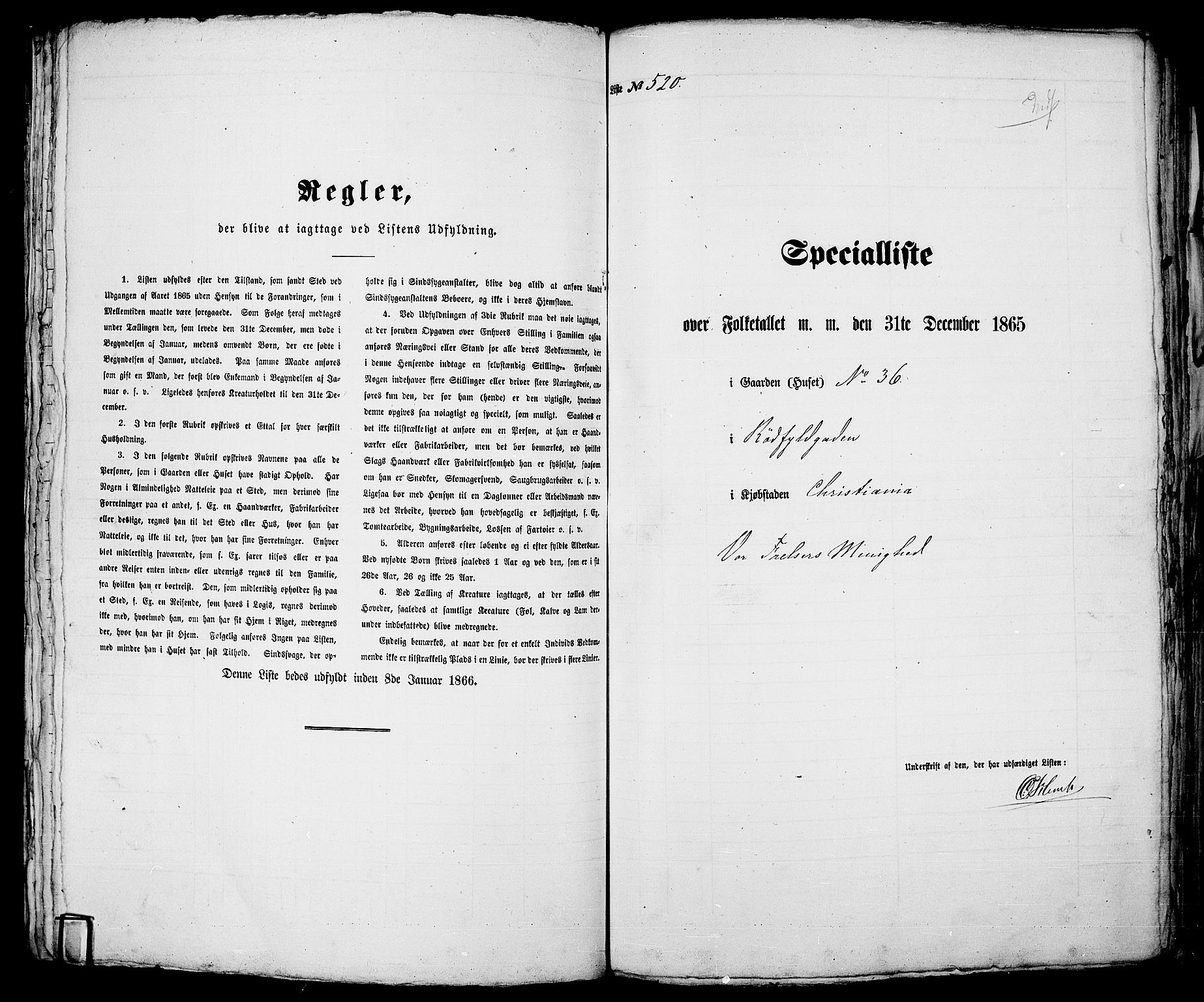 RA, Folketelling 1865 for 0301 Kristiania kjøpstad, 1865, s. 1386