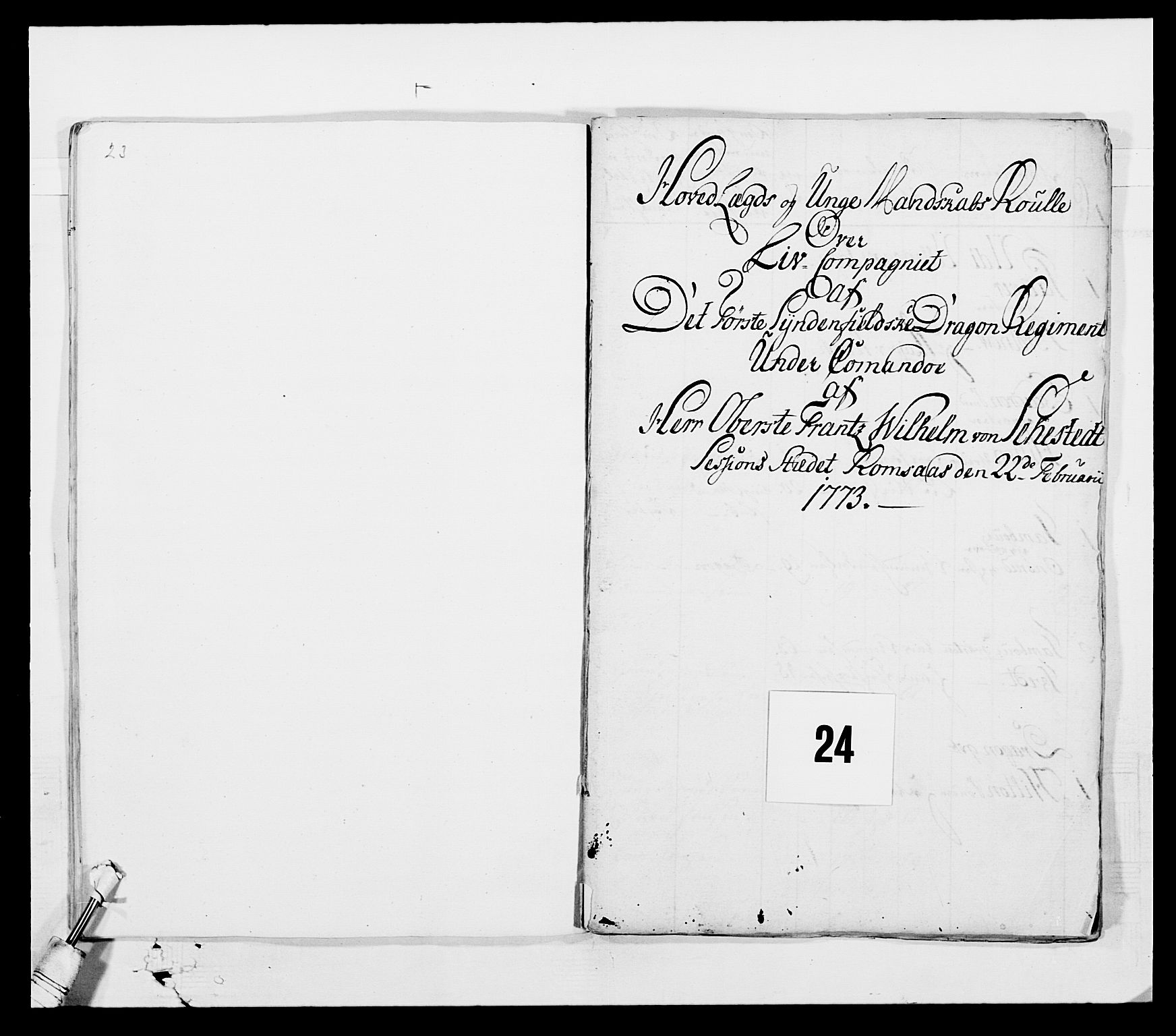 Generalitets- og kommissariatskollegiet, Det kongelige norske kommissariatskollegium, AV/RA-EA-5420/E/Eh/L0003: 1. Sønnafjelske dragonregiment, 1767-1812, s. 346