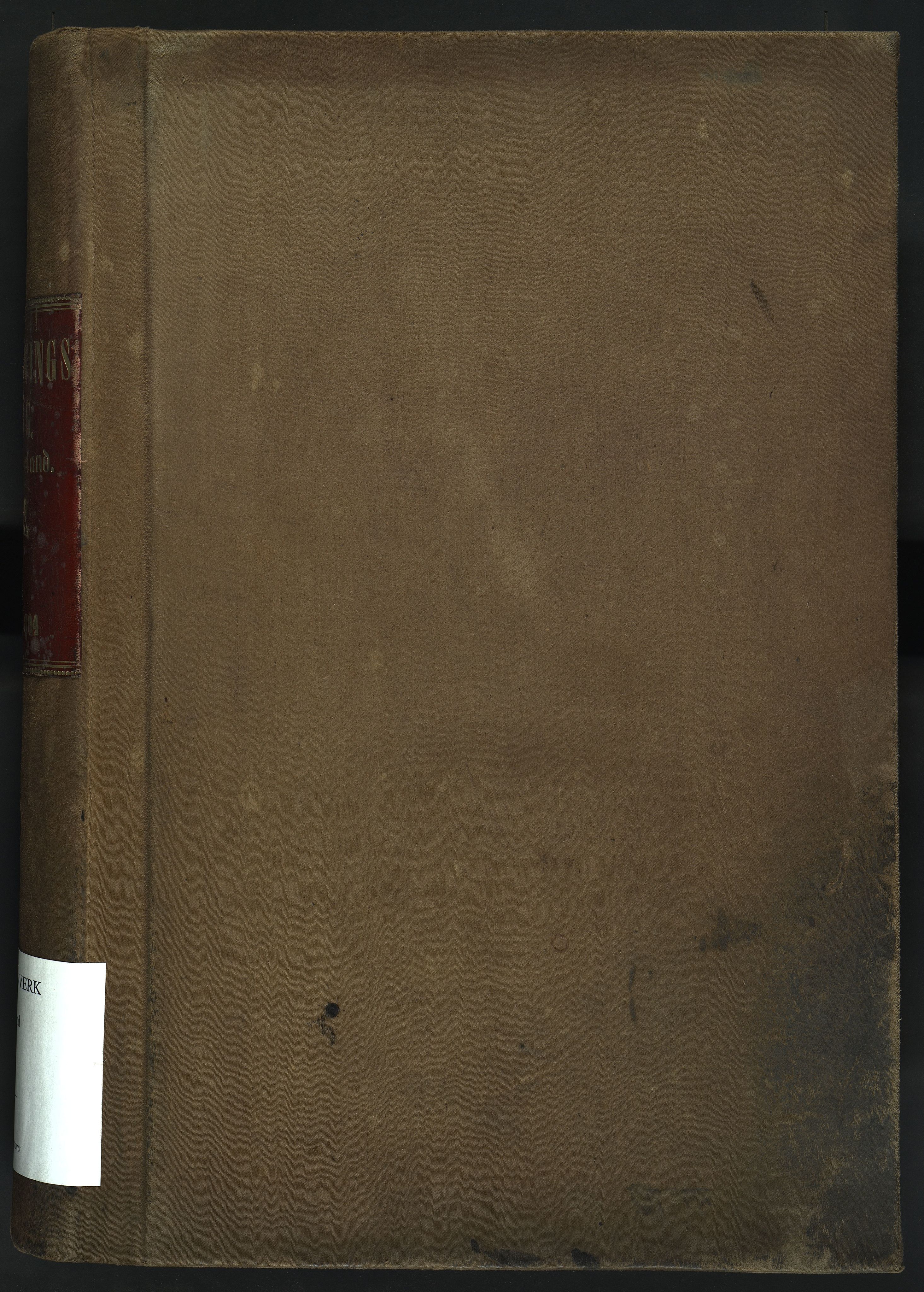 Egelands Verk, NESJ/NJM-002/06/L0009: Avregningsbok nr. 1, 1882