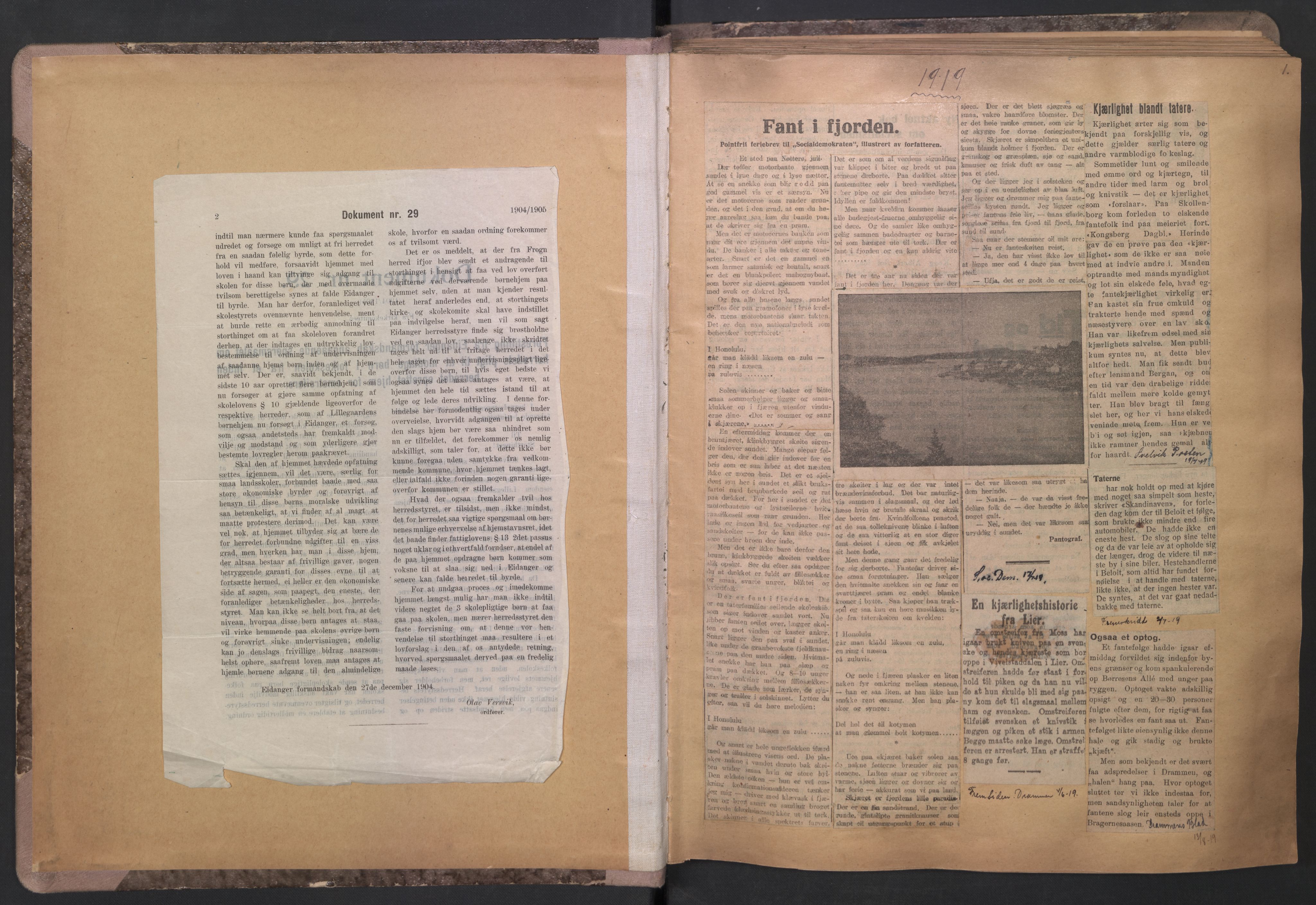 Norsk Misjon Blant Hjemløse, AV/RA-PA-0793/F/Fv/L0535: Utklipp, 1919-1924