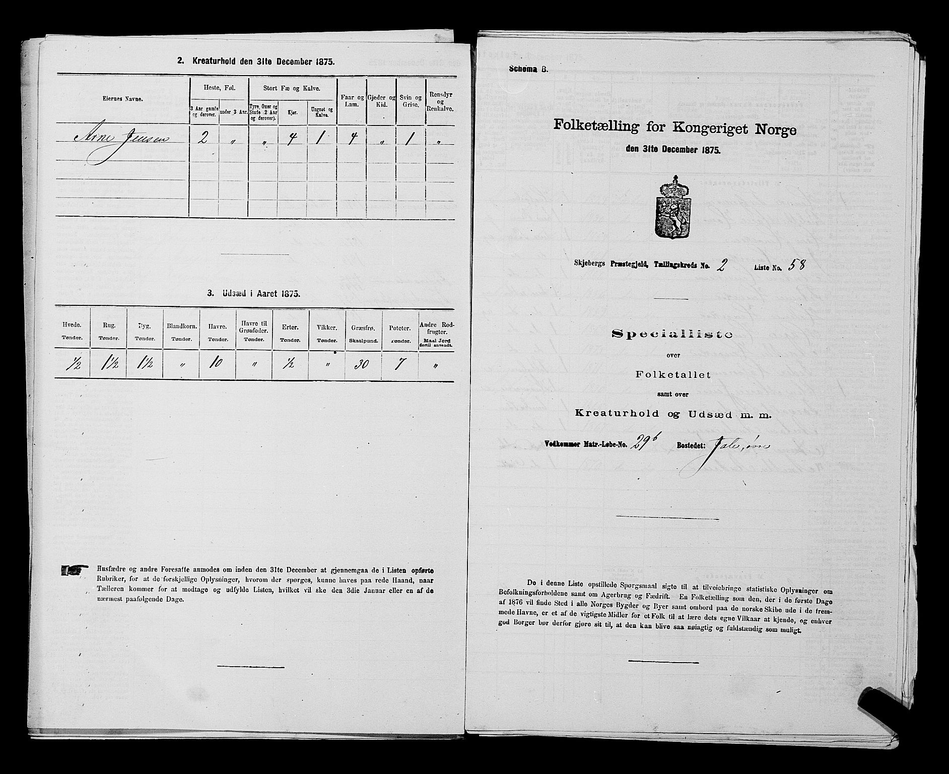 RA, Folketelling 1875 for 0115P Skjeberg prestegjeld, 1875, s. 344